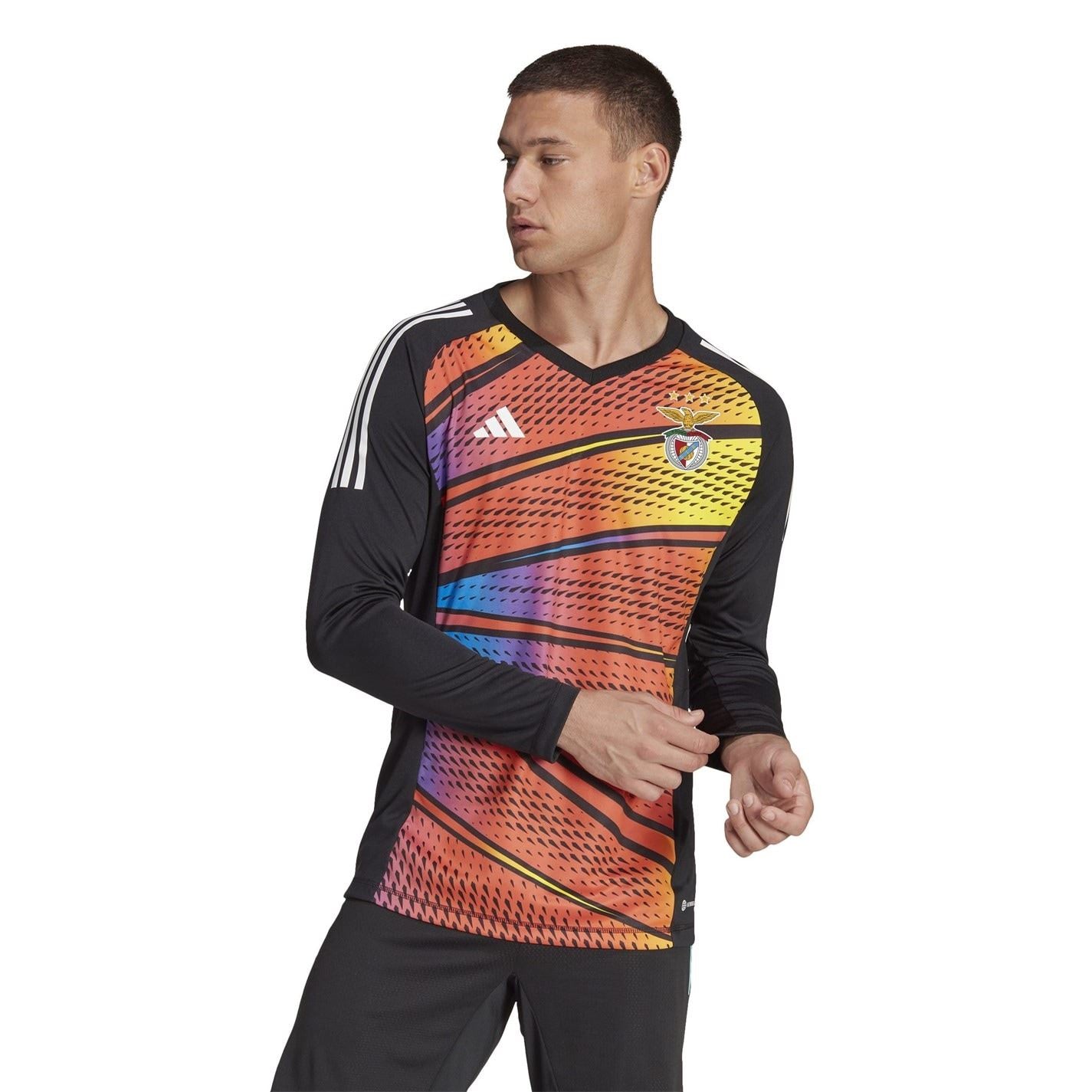 adidas Sl Benfica Long Sleeve Pre Match Top 2023 2024 Adults