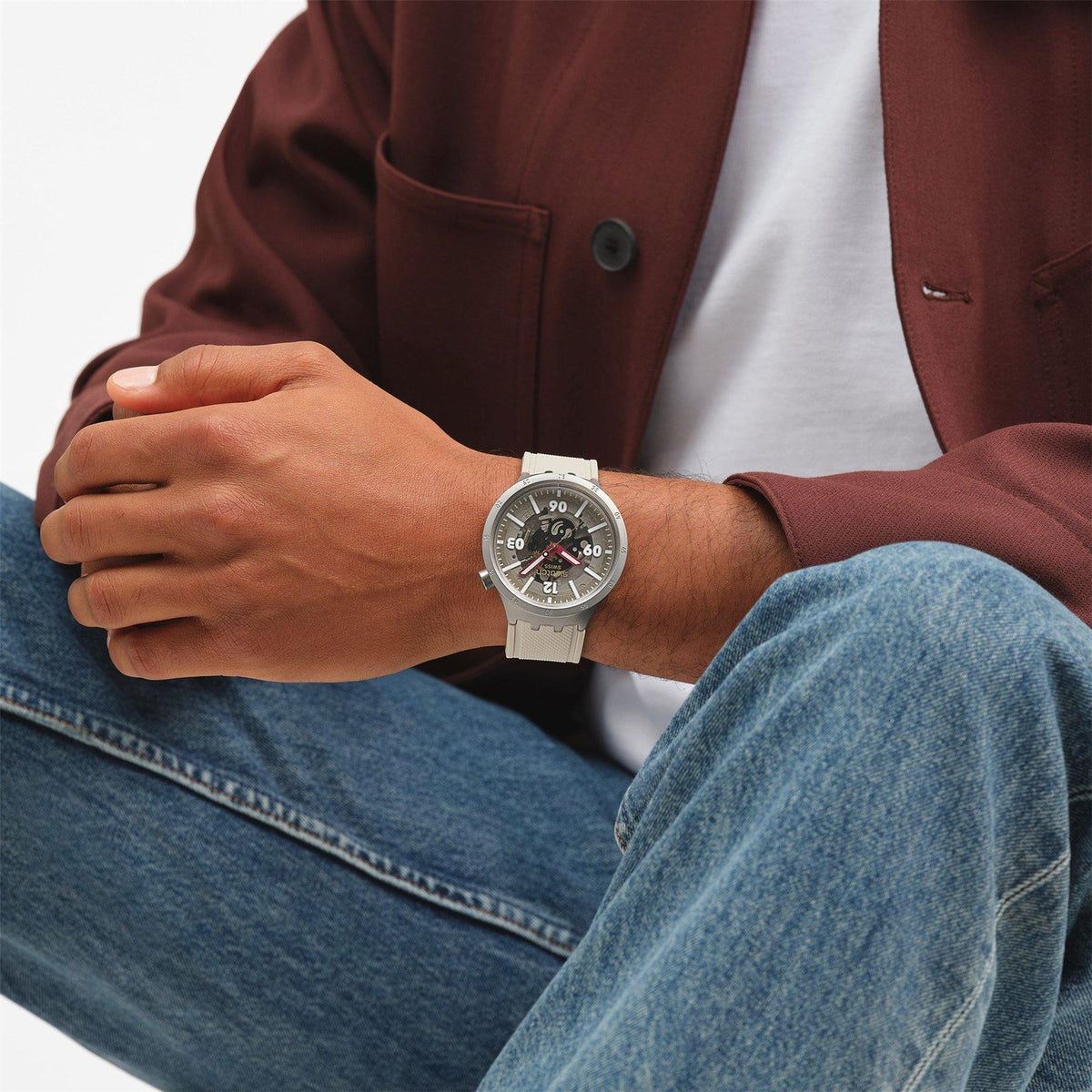 Swatch Bold Irony 52 Oversized Analogue Quartz Watch