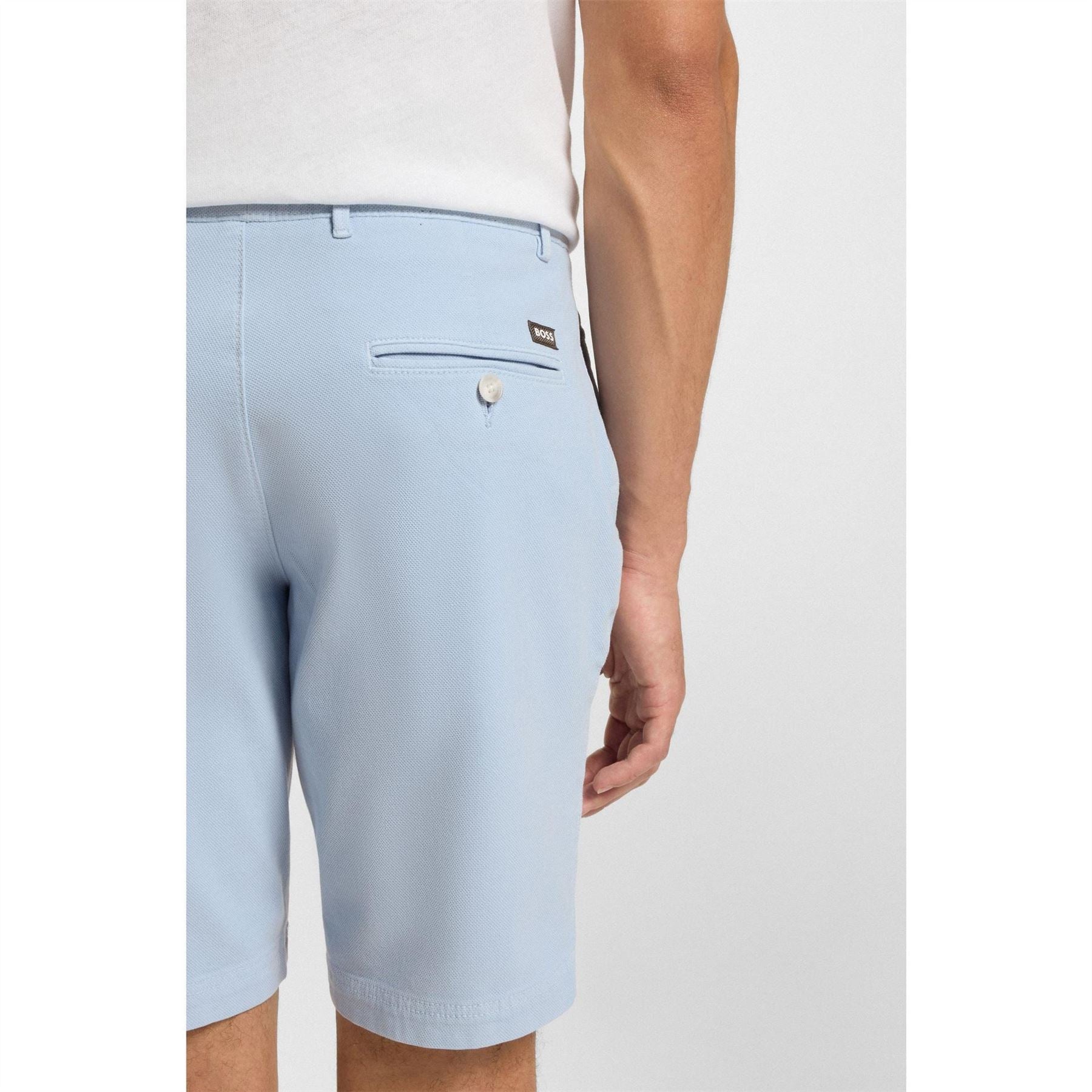 Boss Slice Solid Bermuda Shorts