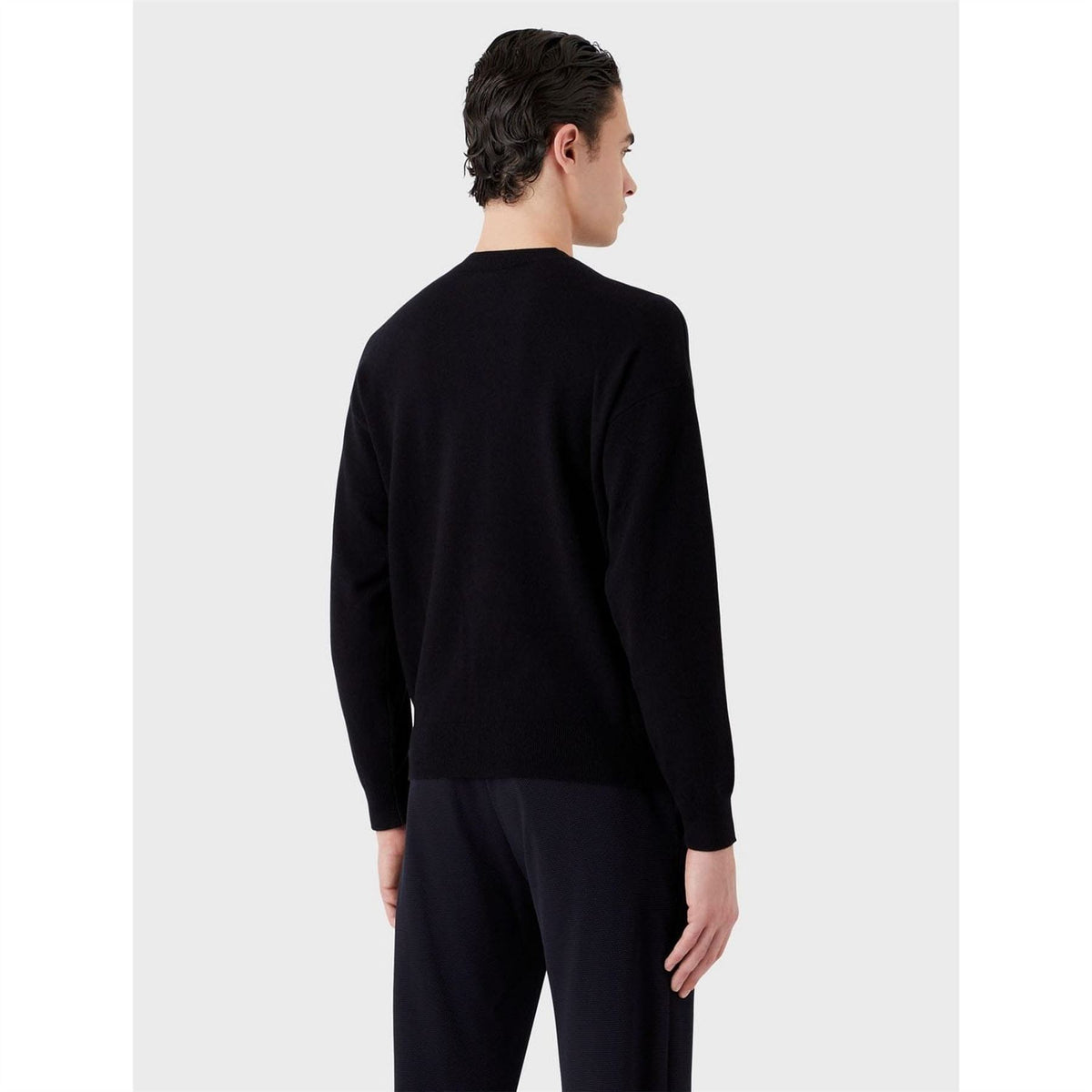 Emporio Armani Crew Neck Wool Sweatshirt