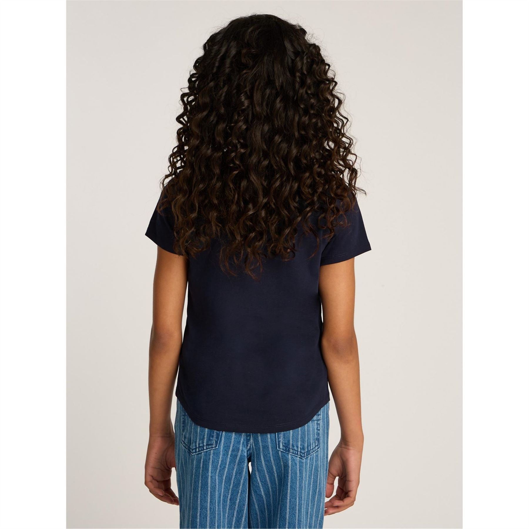 Tommy Hilfiger Script Slim Short Sleeve Crew Neck T-Shirt