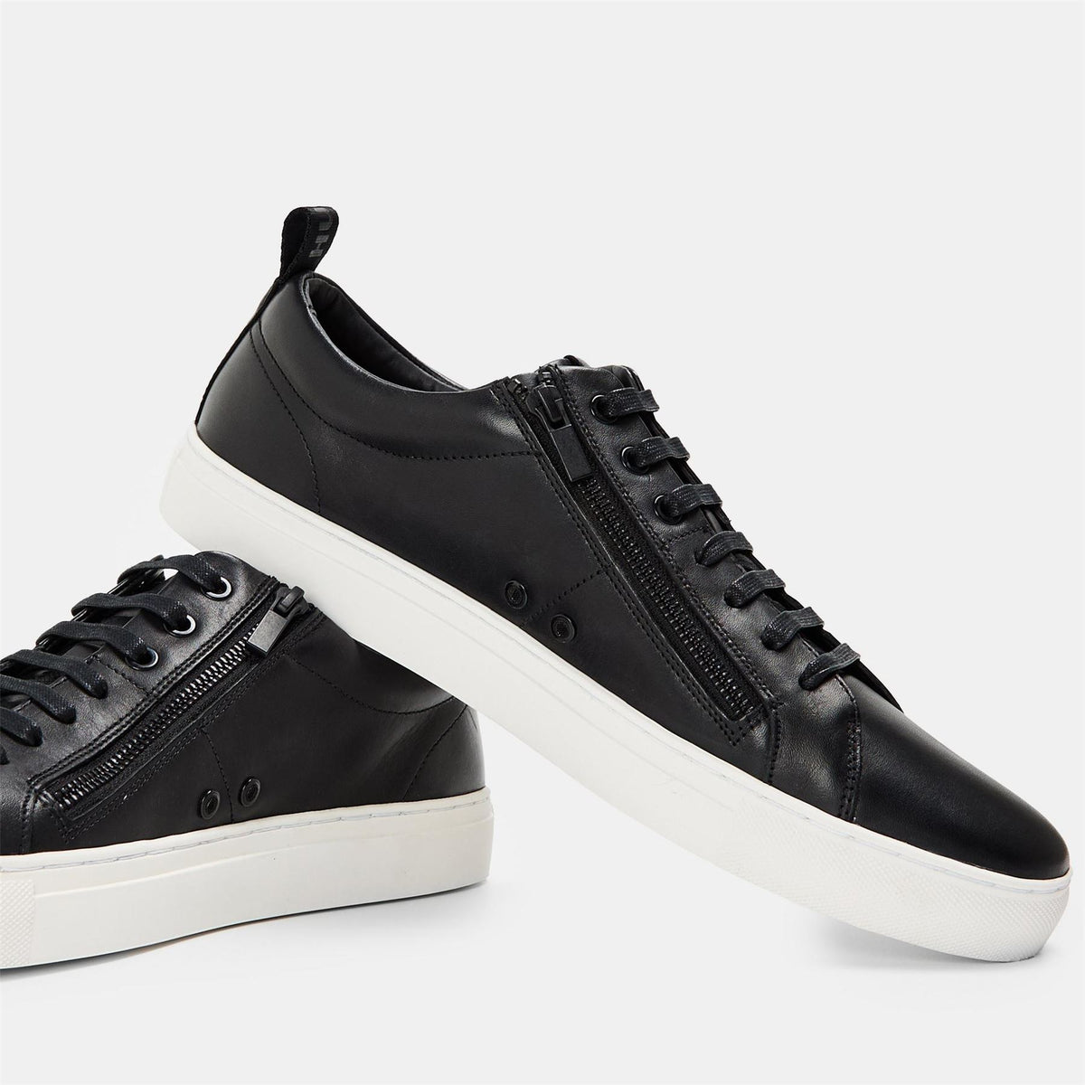 Hugo Futurism Low Top Sneakers with Zipper Closure