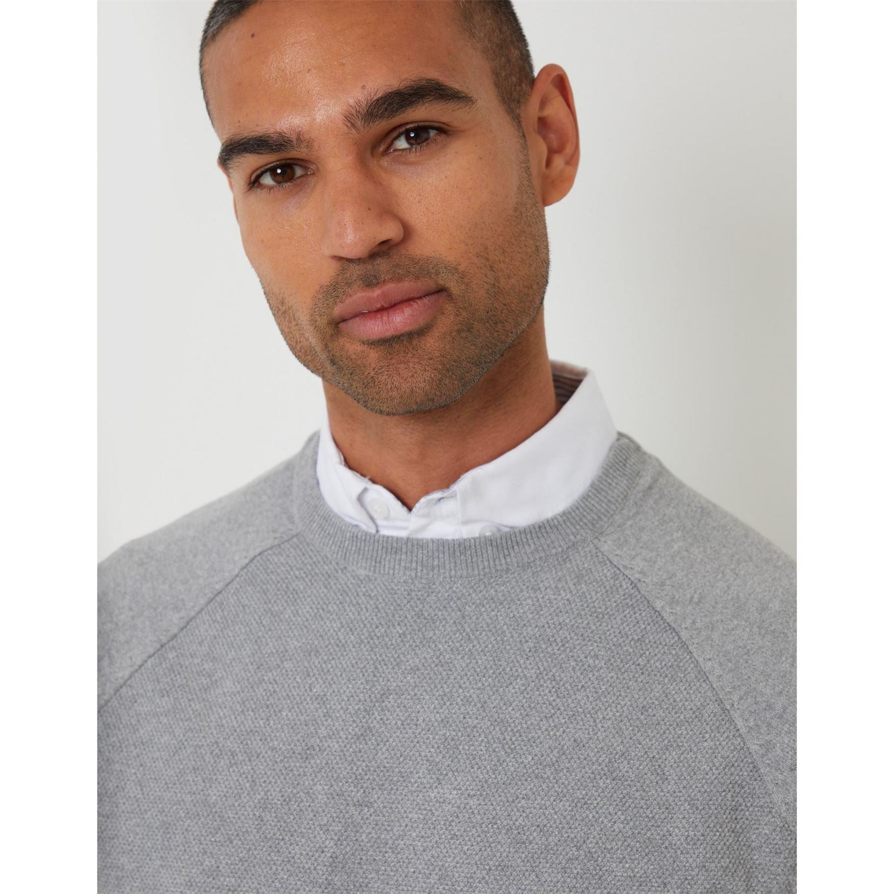 Threadbare Carson Crew Neck Raglan Sleeve Sweater