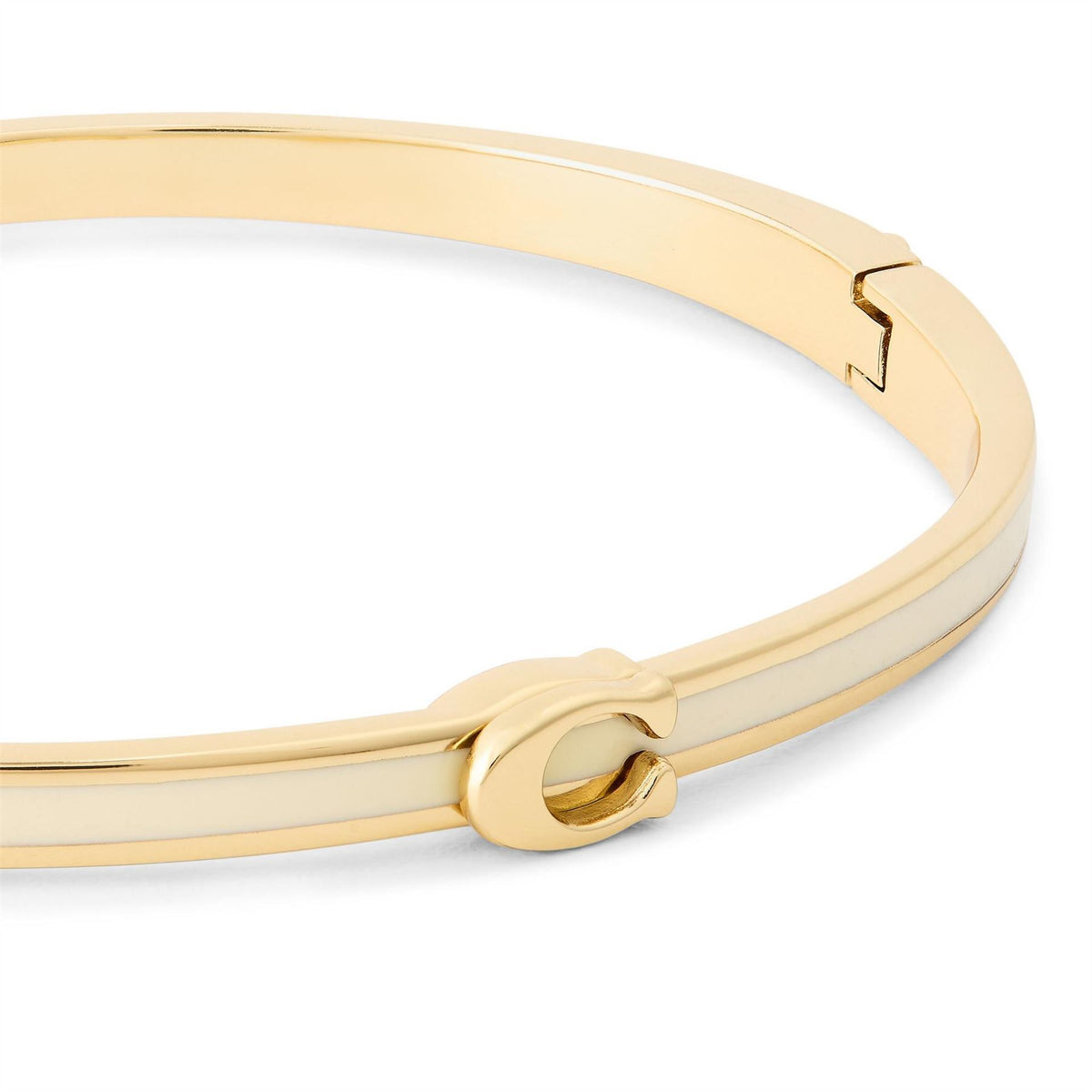 Coach Engraved Logo Bangle