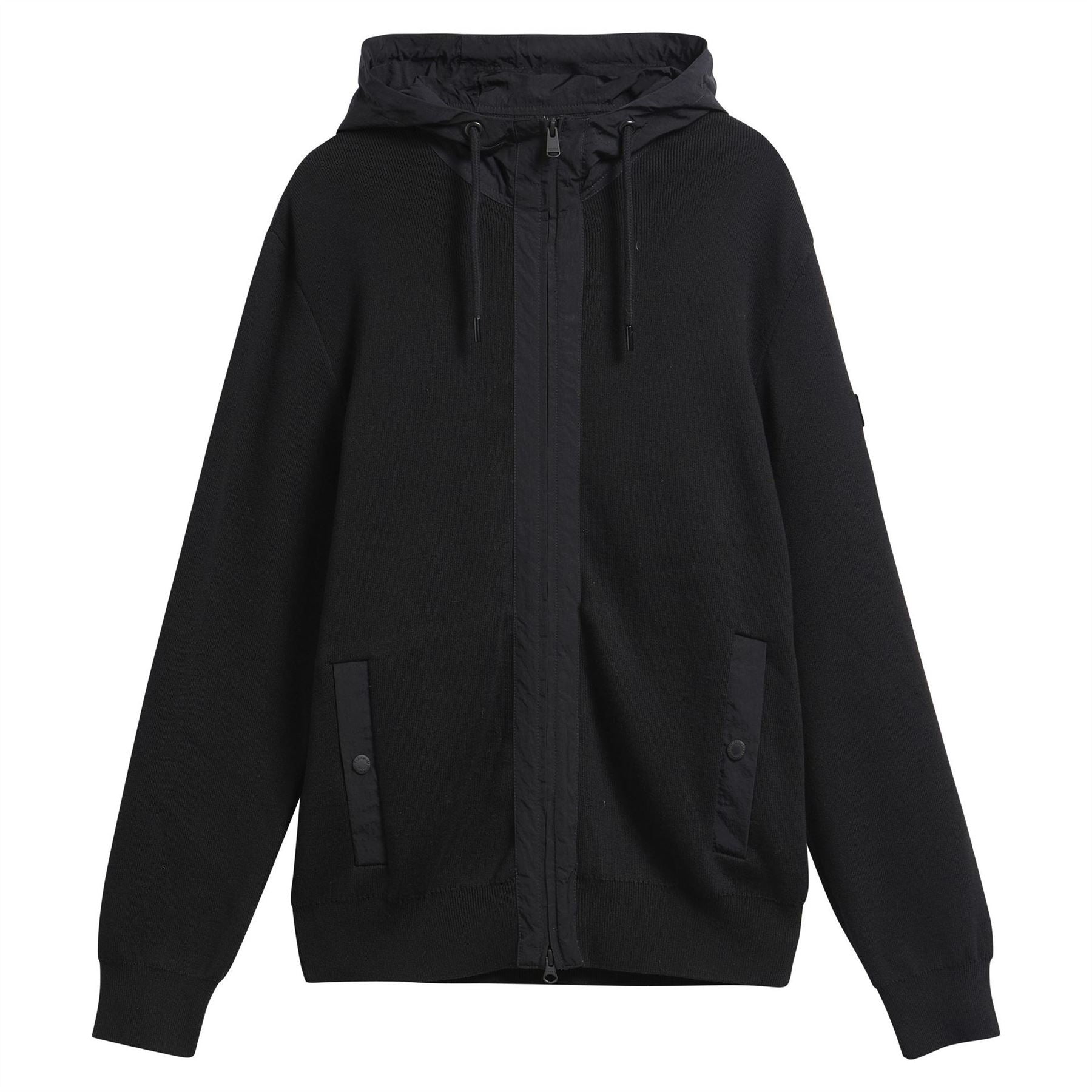 Barbour International Inline Knit Cotton Zip Hoodie