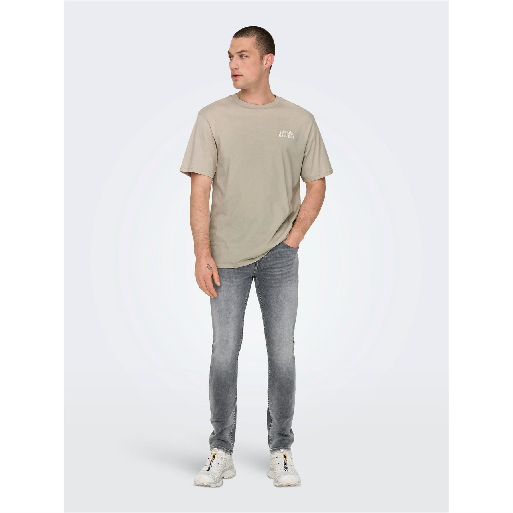 Only Five Pocket Design Slim Fit Jeans