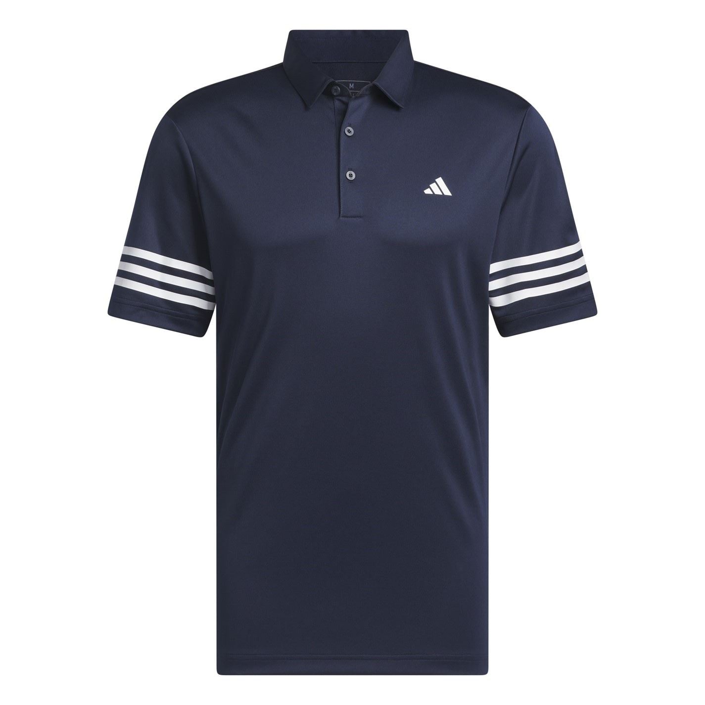 adidas Mens 3 Stripe Polo Shirt