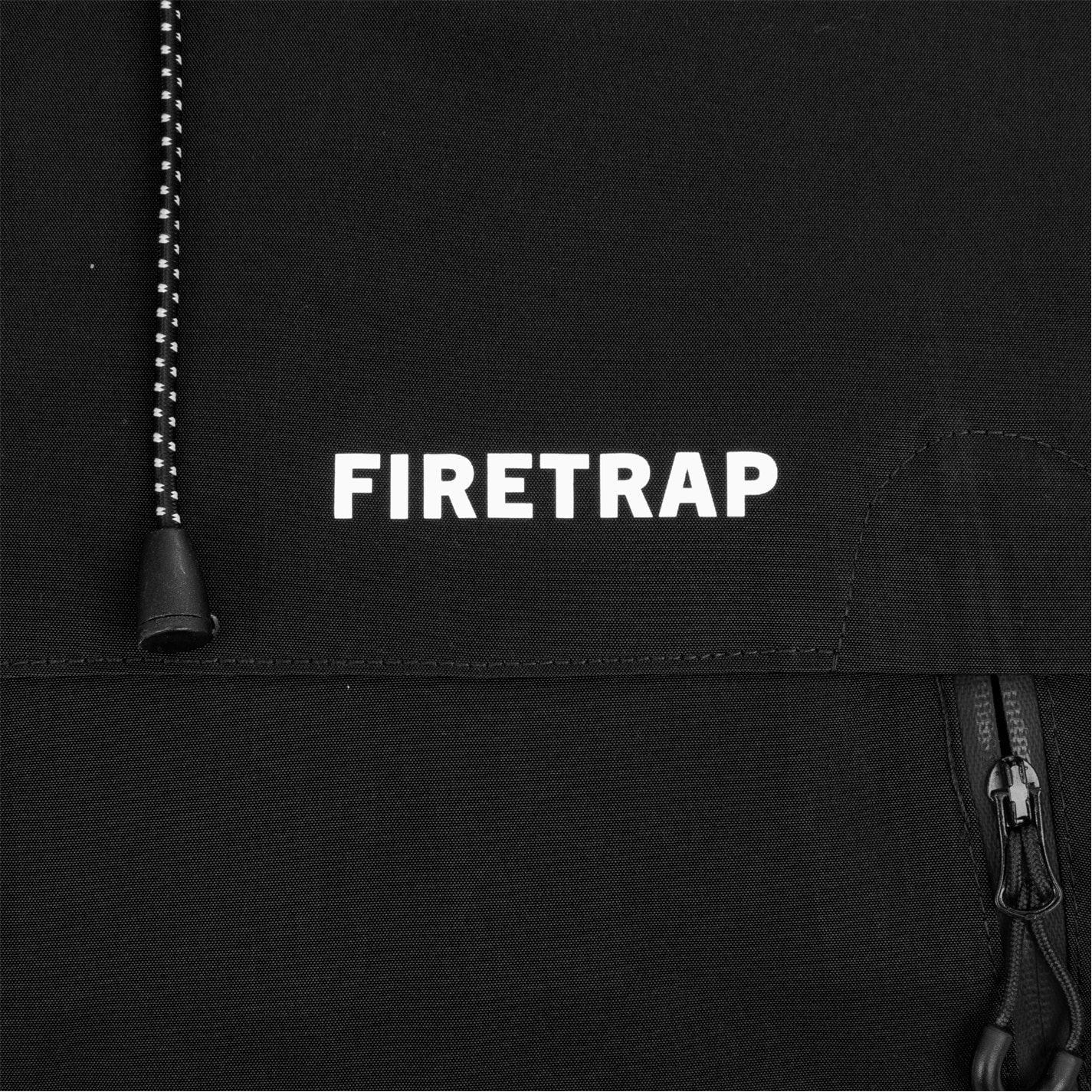 Firetrap Windproof Hooded Long Sleeve Windbreaker