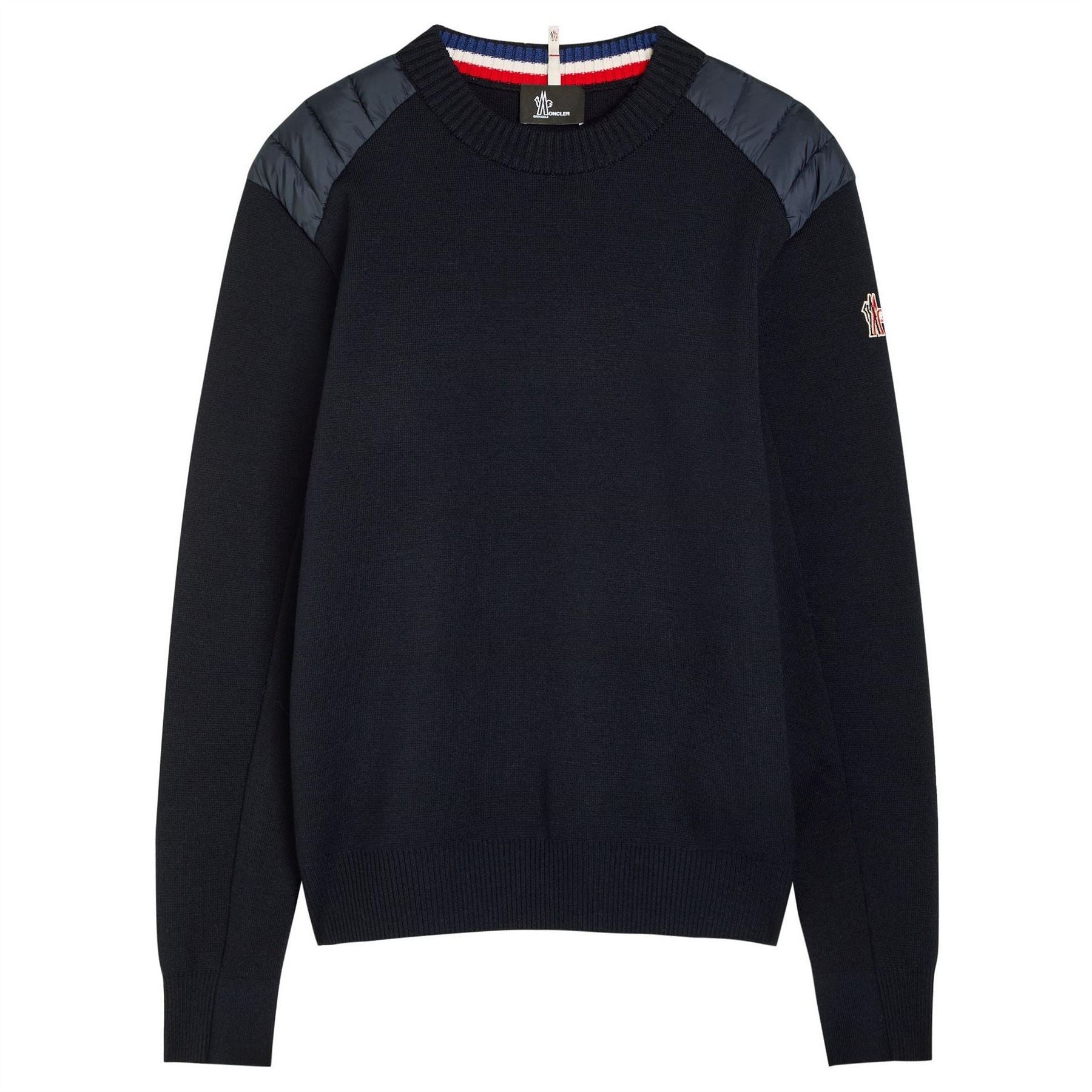 Moncler Grenoble Nyl Shldr Cn Knit