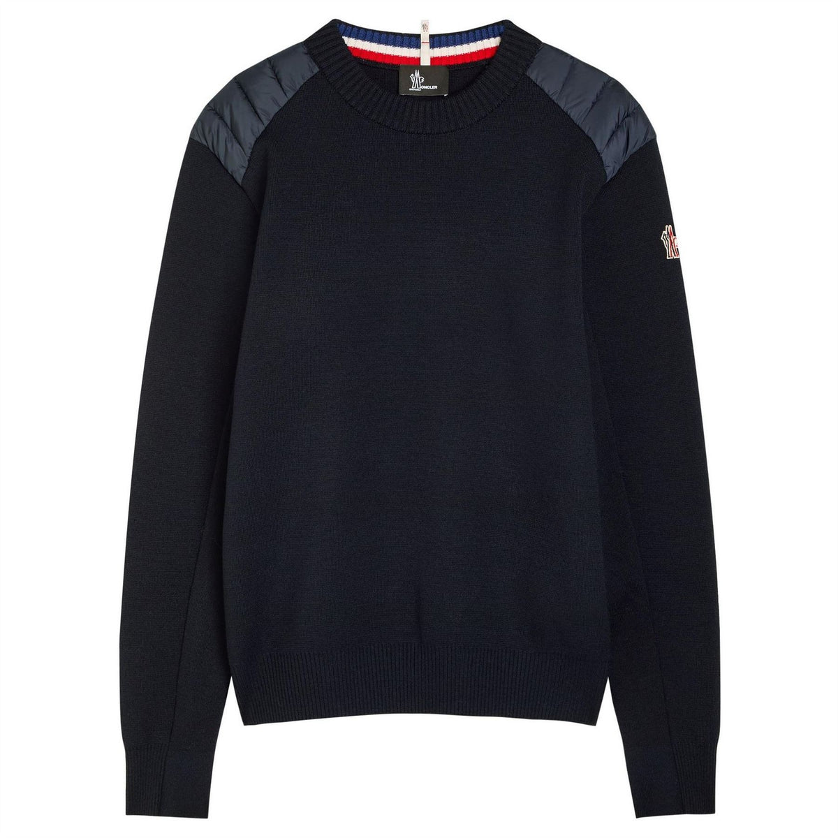 Moncler Grenoble Nyl Shldr Cn Knit