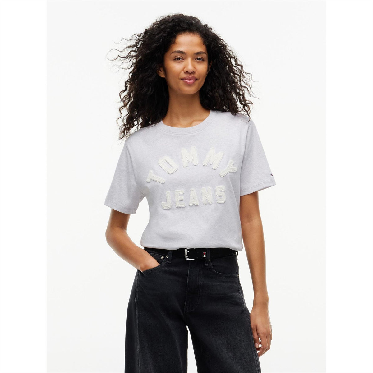 Tommy Jeans Arch Cotton Crew Neck Short Sleeve T-Shirt