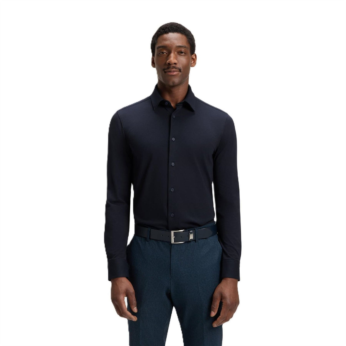 Boss Slim Fit Collared Long Sleeve Oxford Shirt