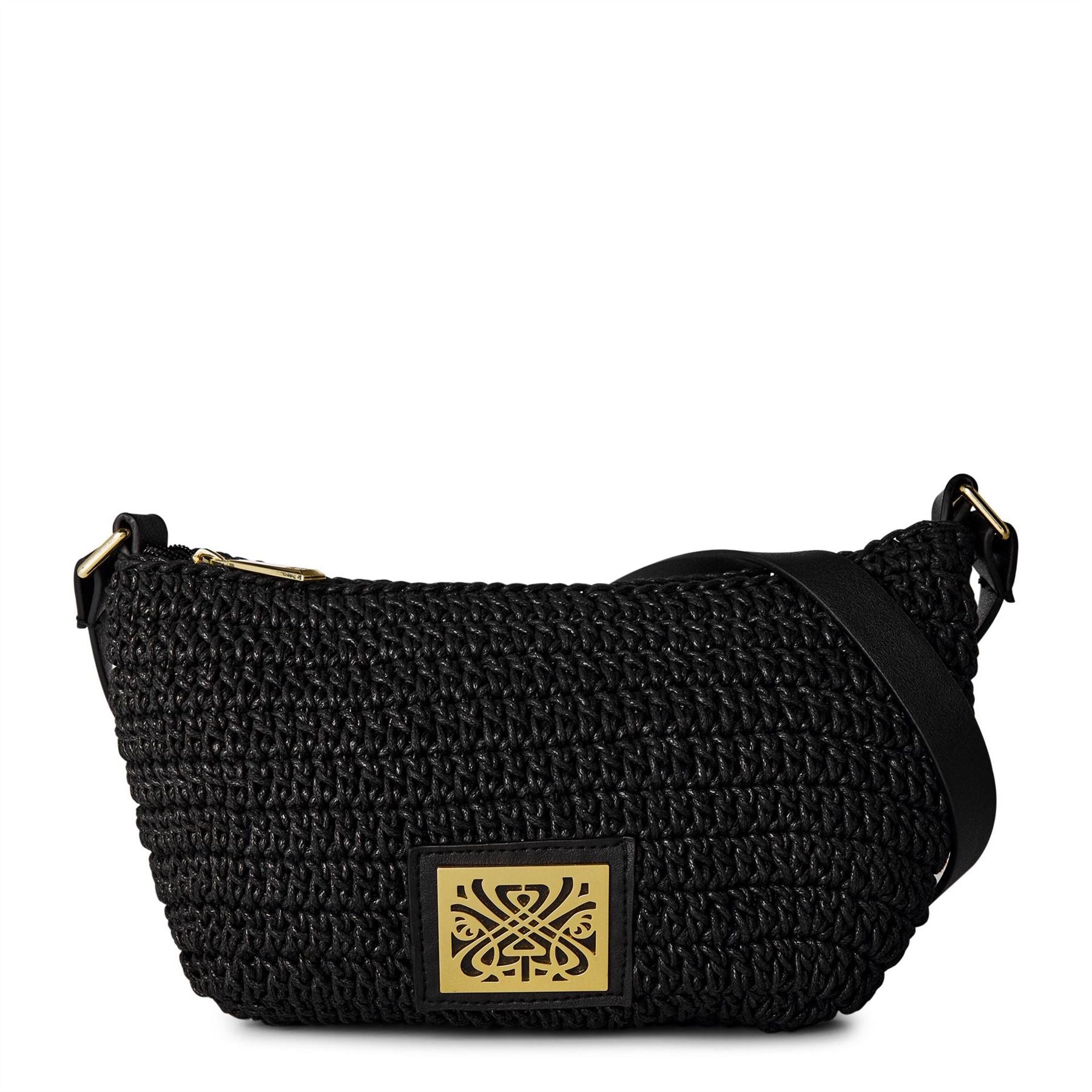 Biba Crescent Cross Body Bag with Logo
