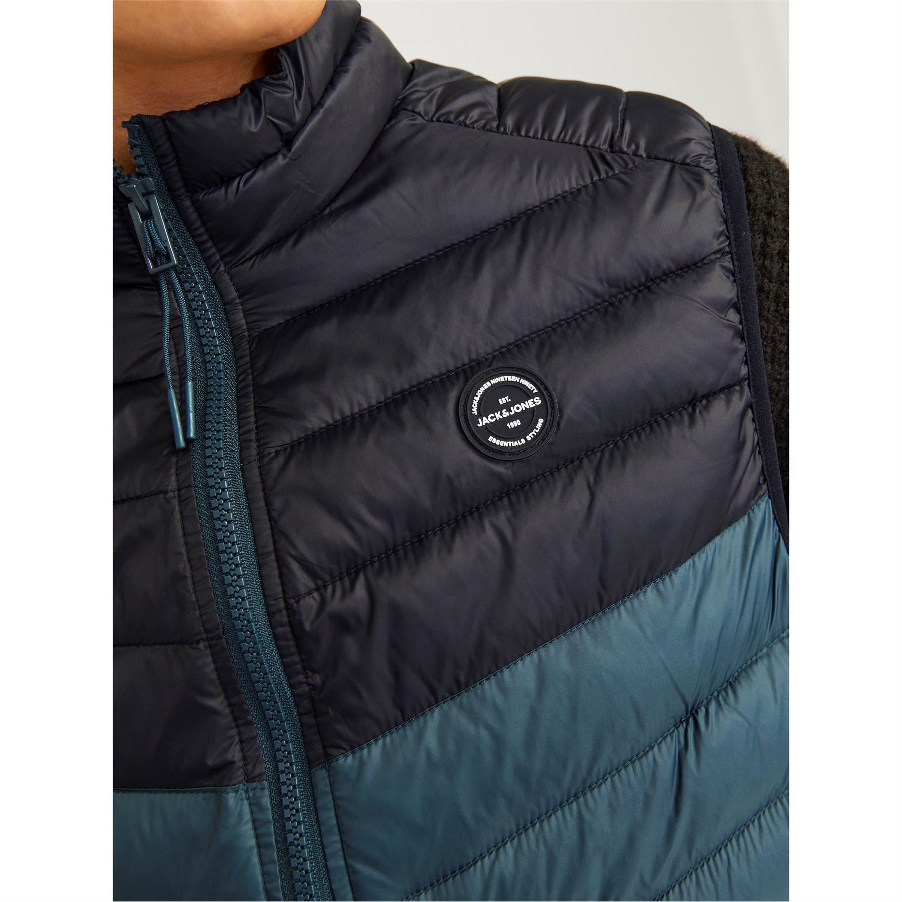 Jack and Jones Sprint Color Block Puffy Gilet
