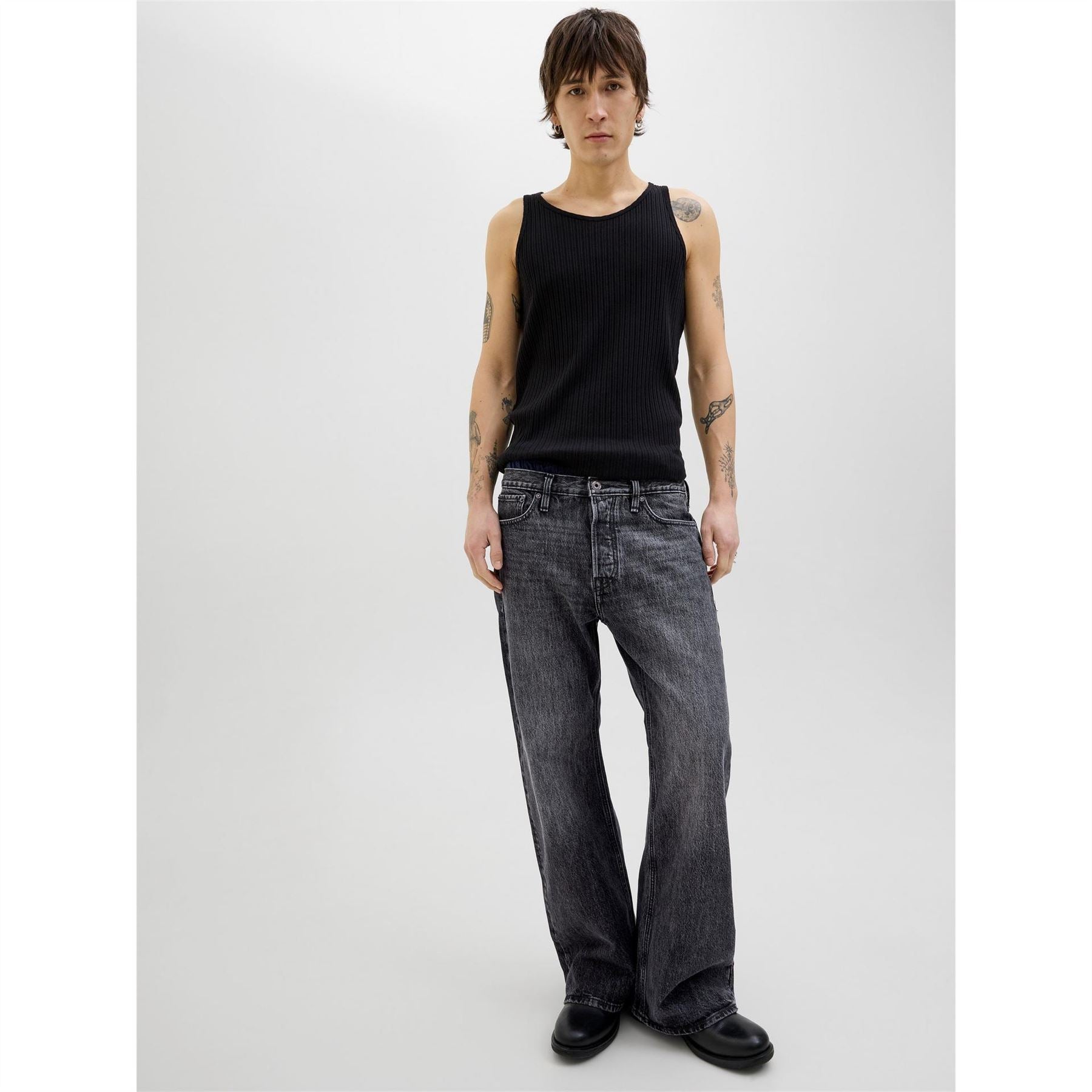 Jack and Jones Junior And Junior Toby Coop Flared Jeans