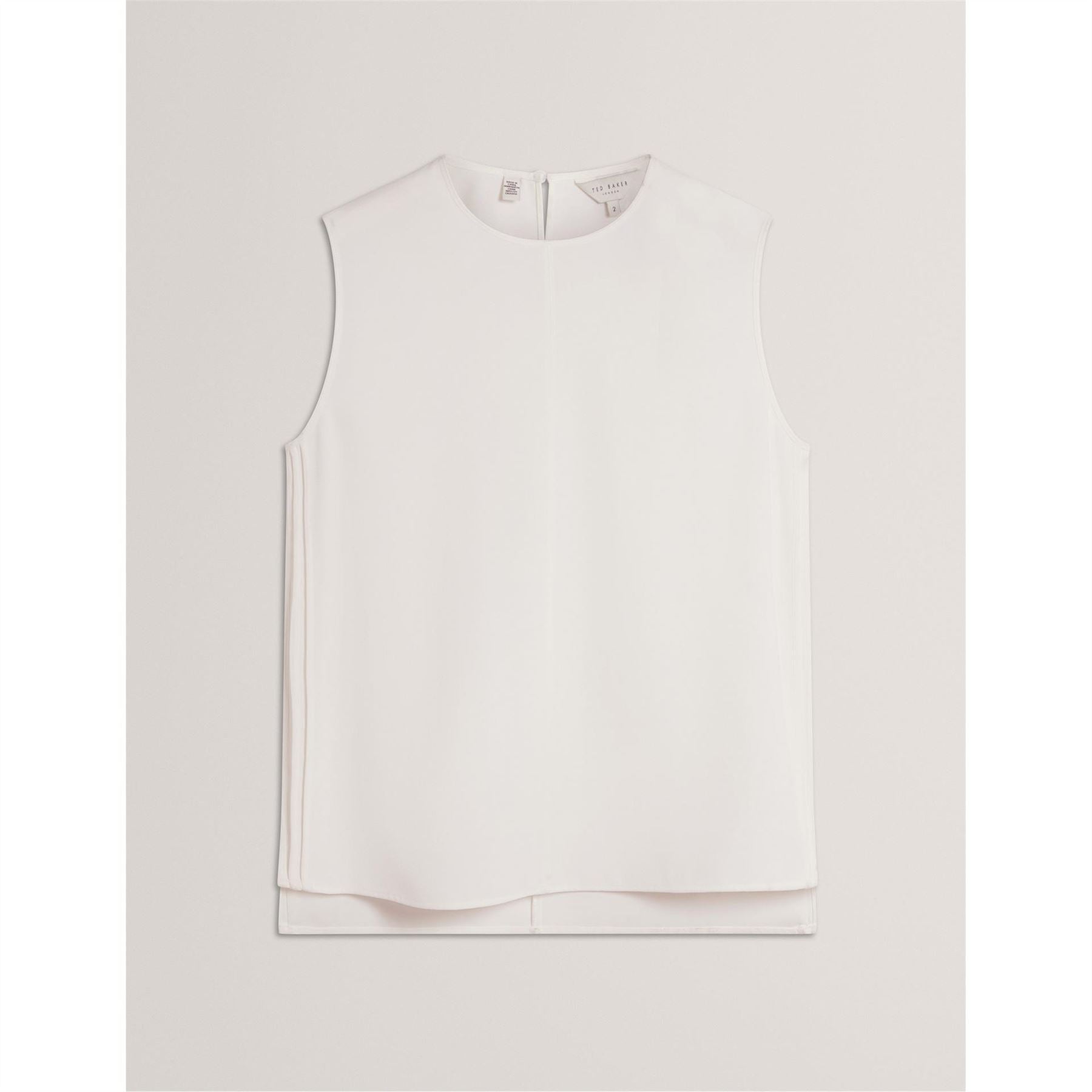 Ted Baker Jewel Neck Sleeveless Shell Blouse