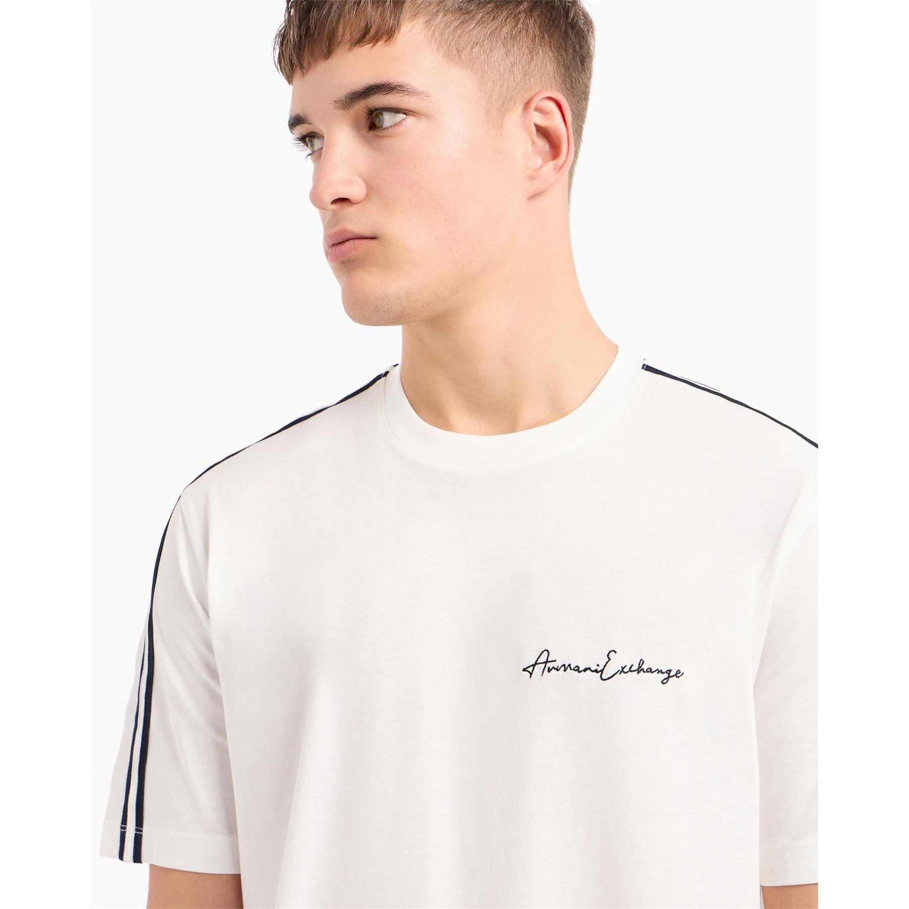 Armani Exchange Regular Fit Crew Neck T-Shirt