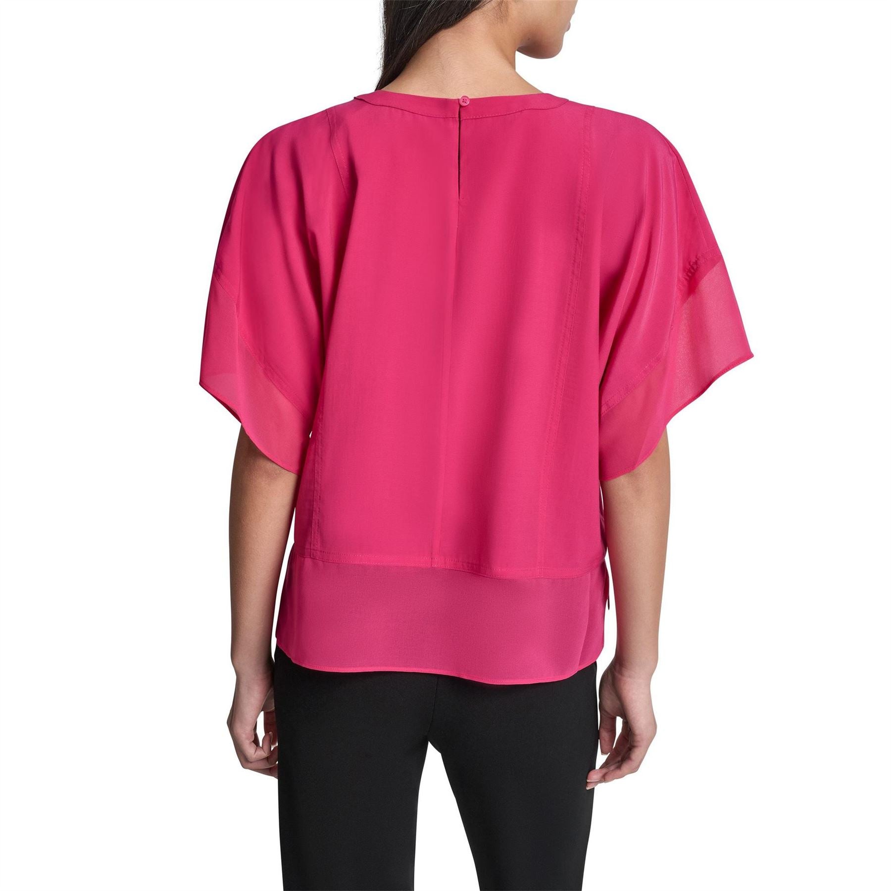 DKNY Short Sleeve Blouse