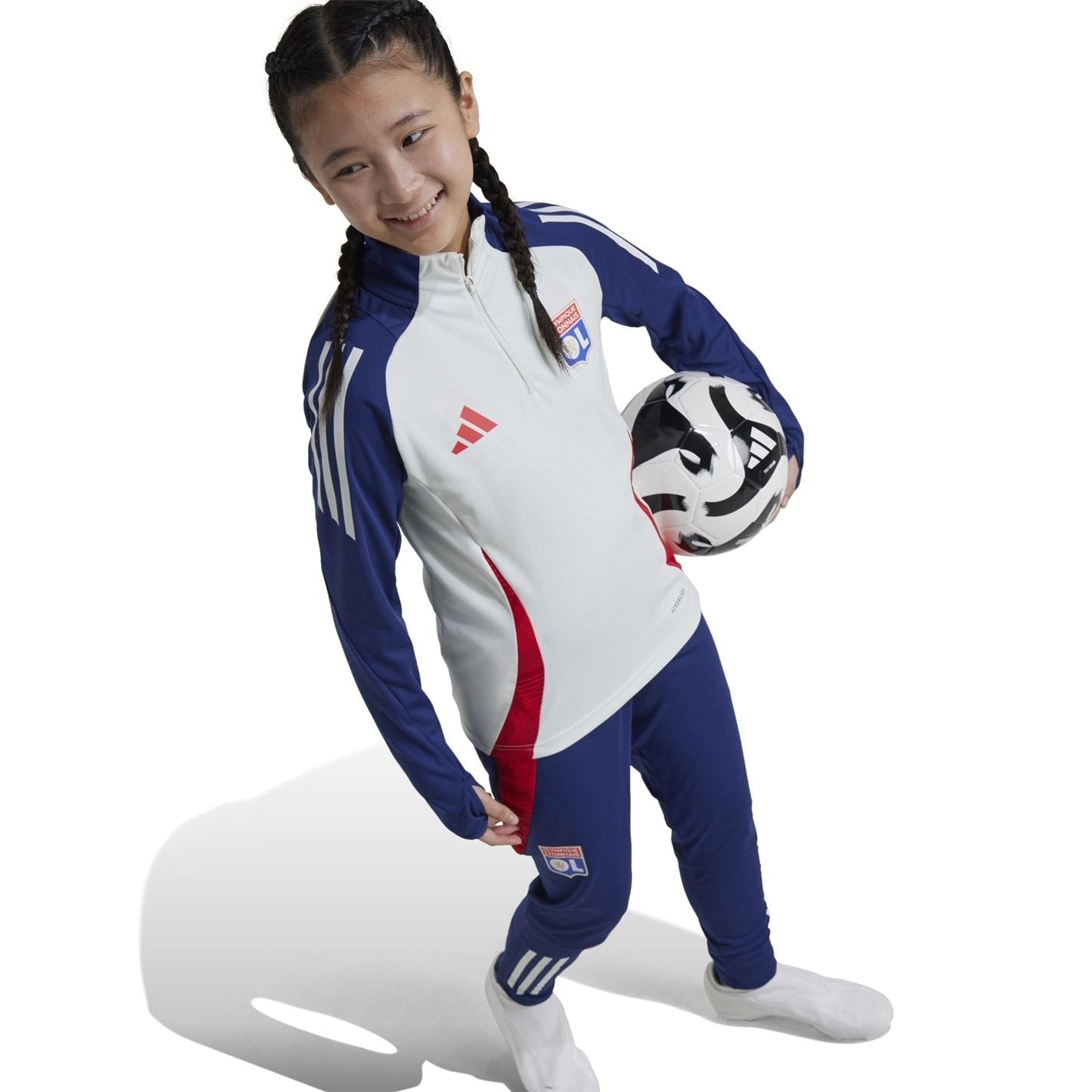 adidas Olympique Lyonnais Tiro 24 Training Tracksuit Bottoms Juniors