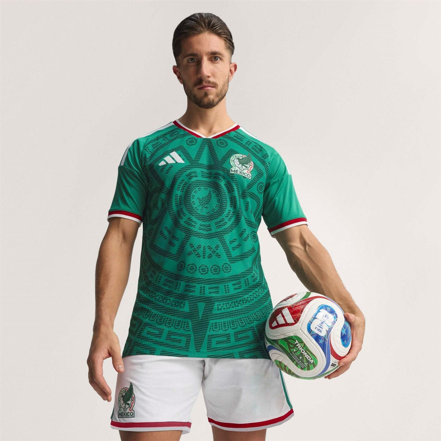 adidas Mens Mexico Authentic Home Shirt World Cup 2026