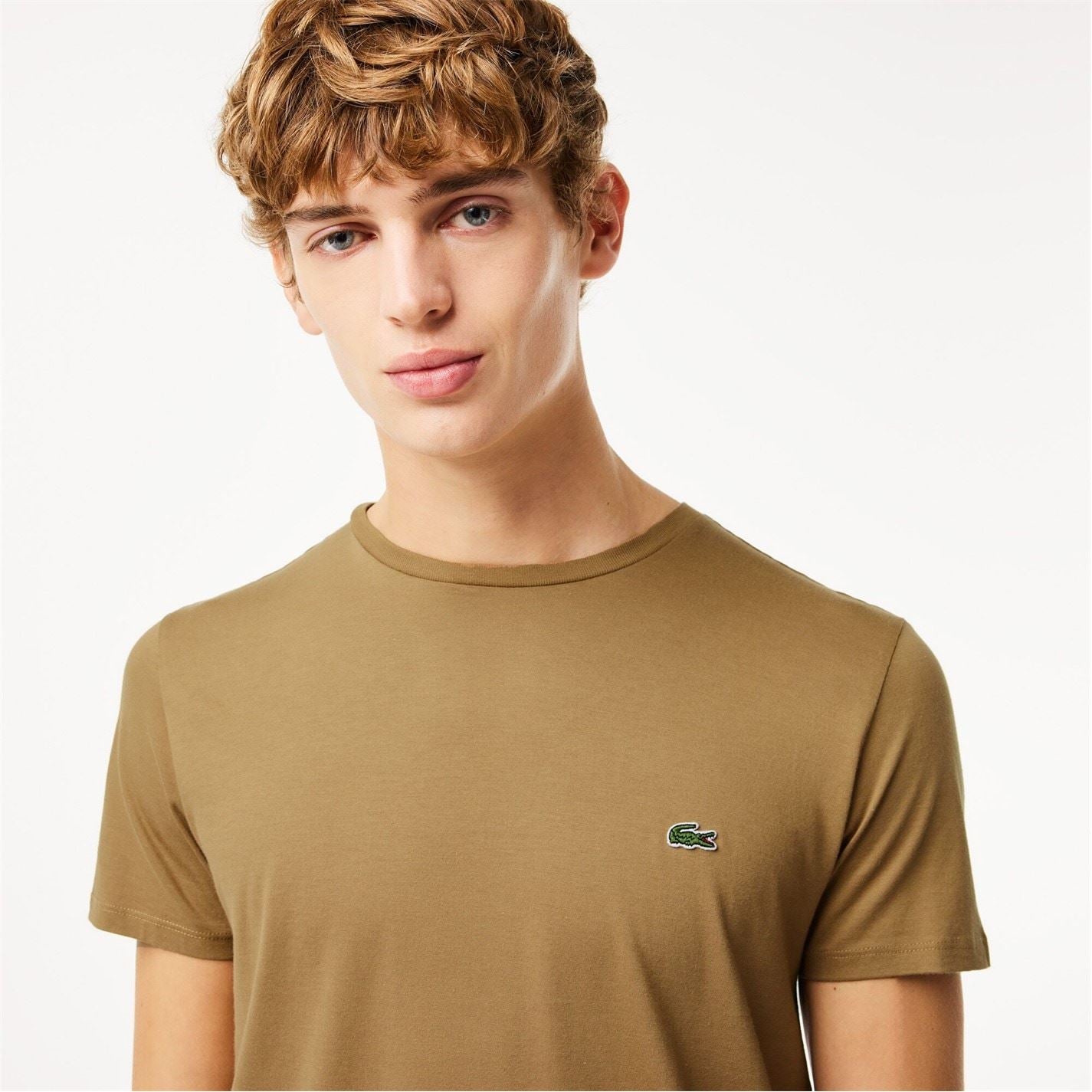 Lacoste Crocodile Logo Crew Neck Short Sleeve Jersey T-Shirt