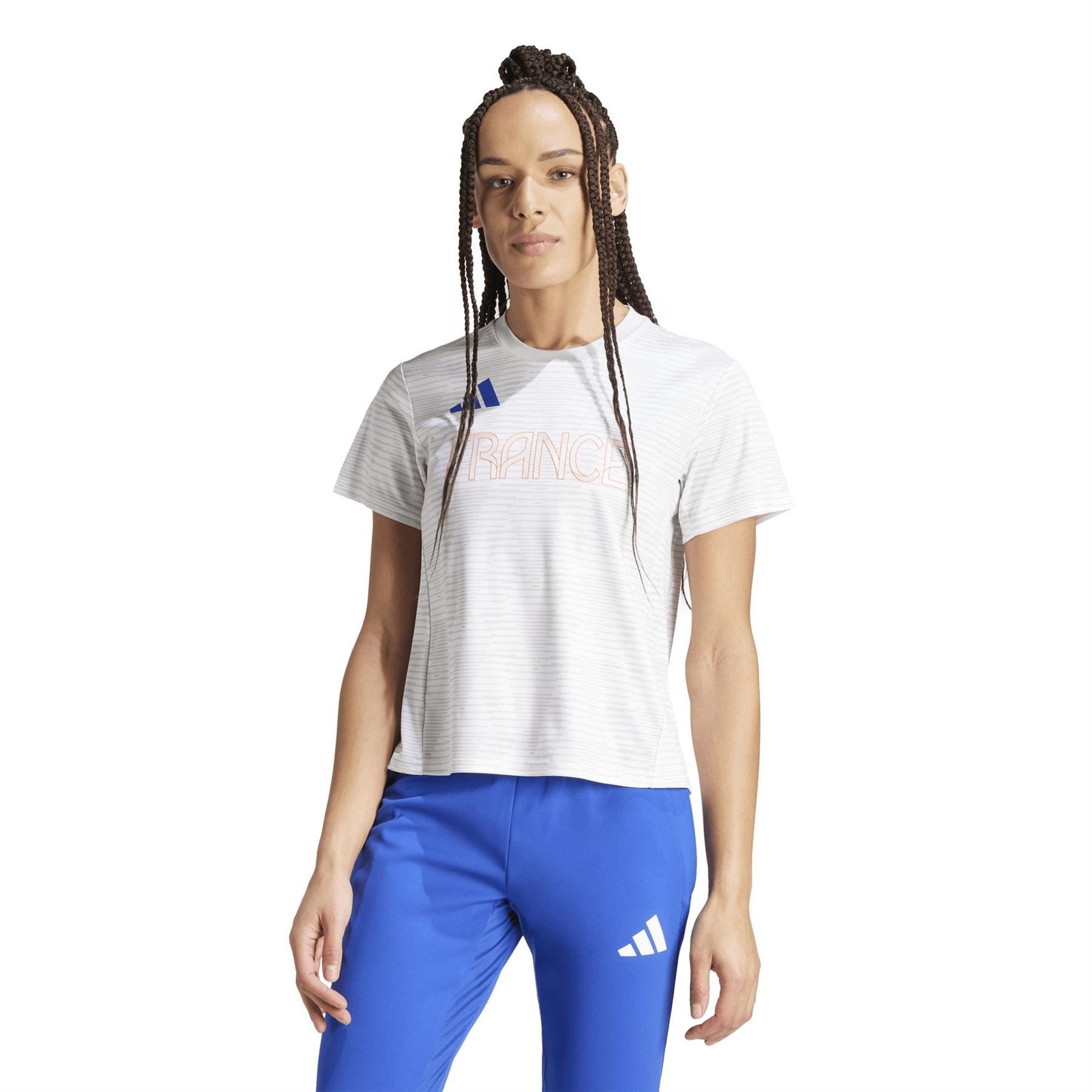 adidas Printed Logo Crew Neck Short Sleeve Jersey T-Shirt