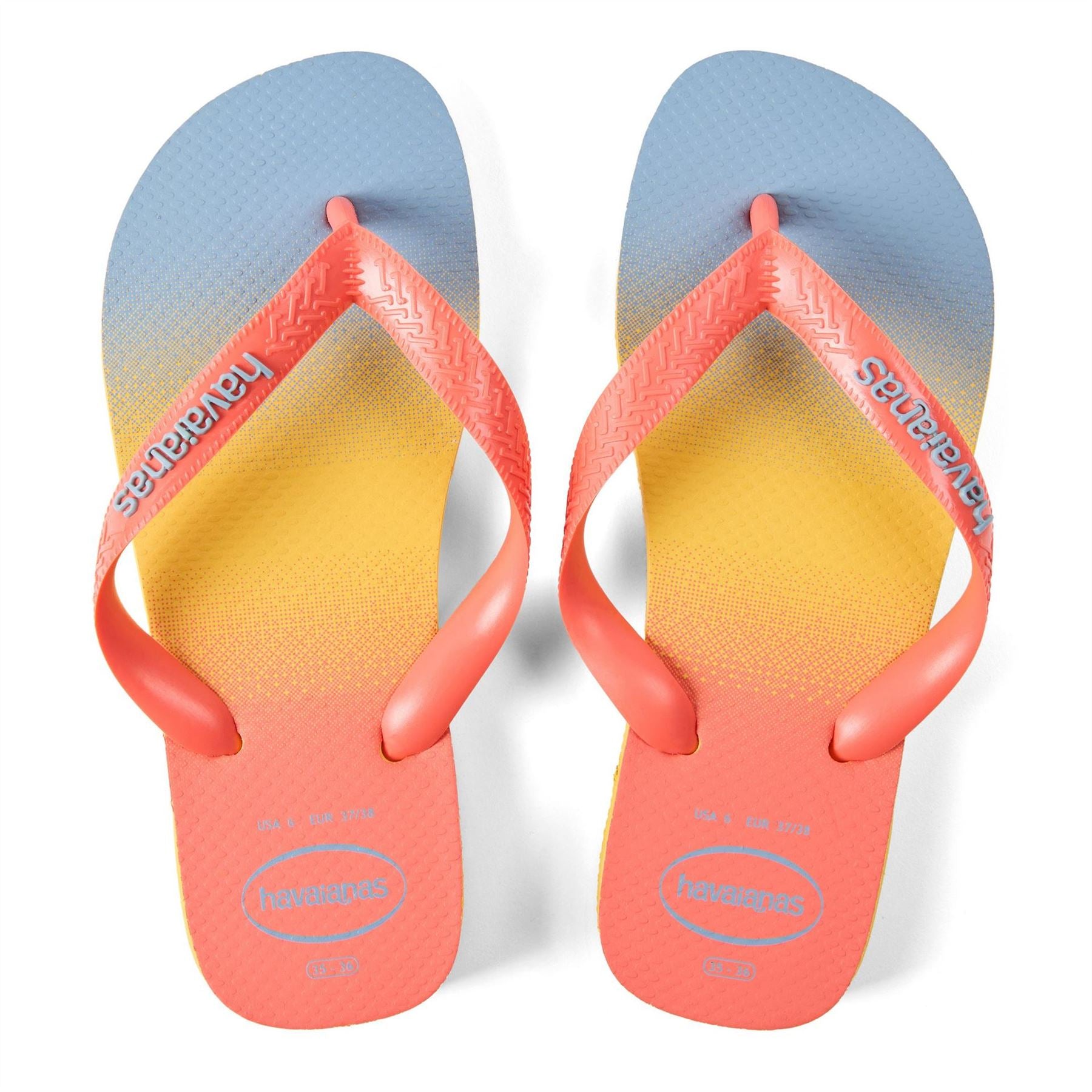 Havaianas Womens Hav. Top Fashion Gold Yellow 35 36 Flip Flops