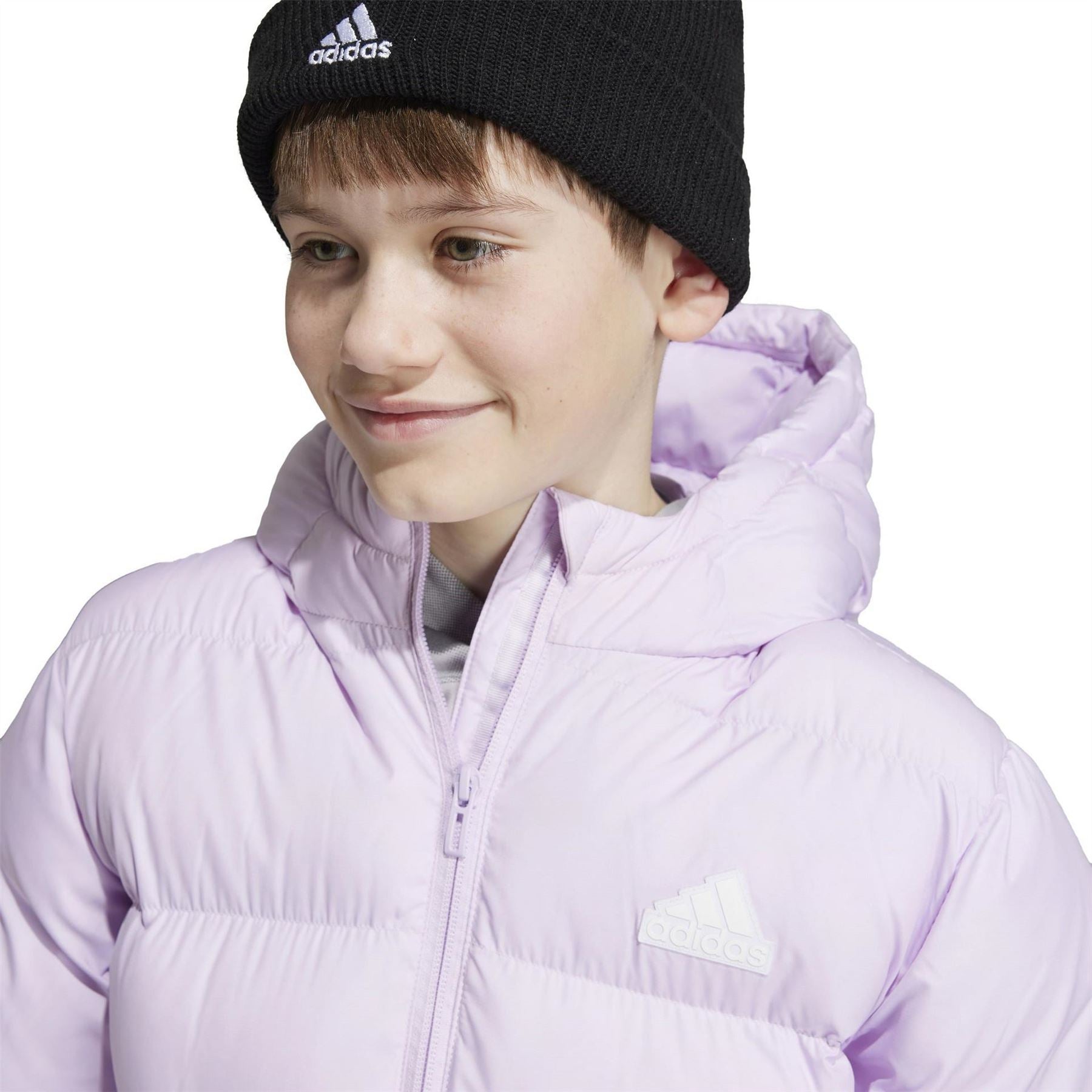 adidas Future Icons Hooded Long Sleeve Puffer Jacket