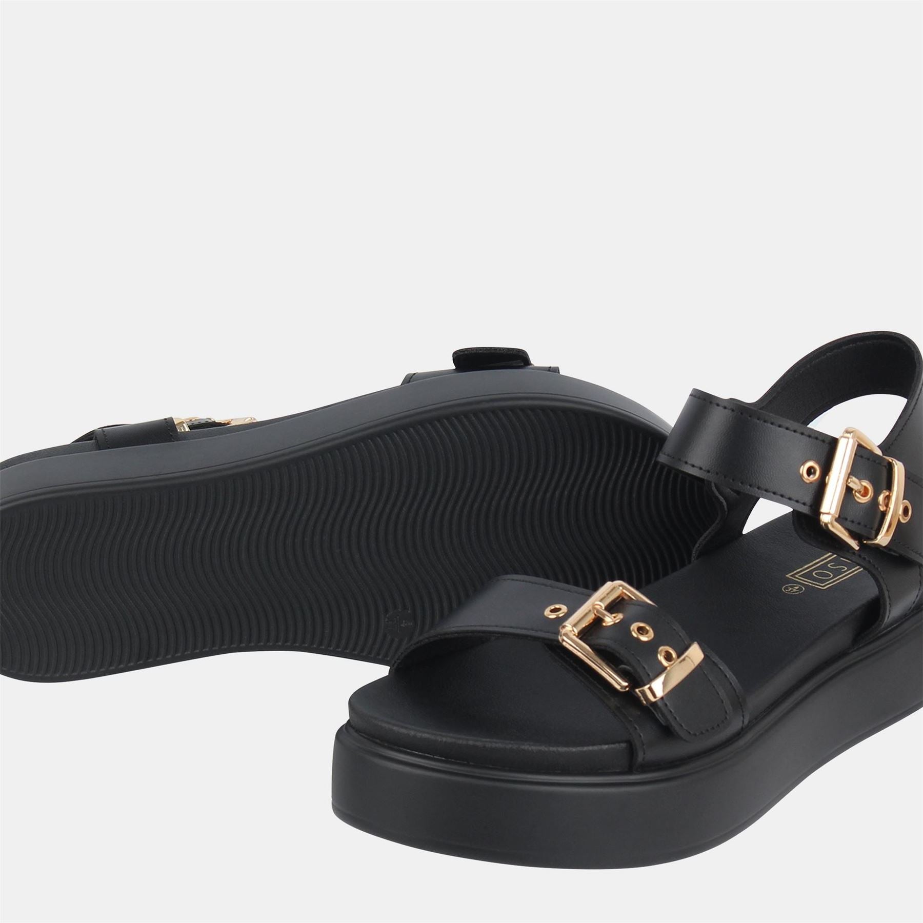 Miso Chunky Strap Flat Sandals