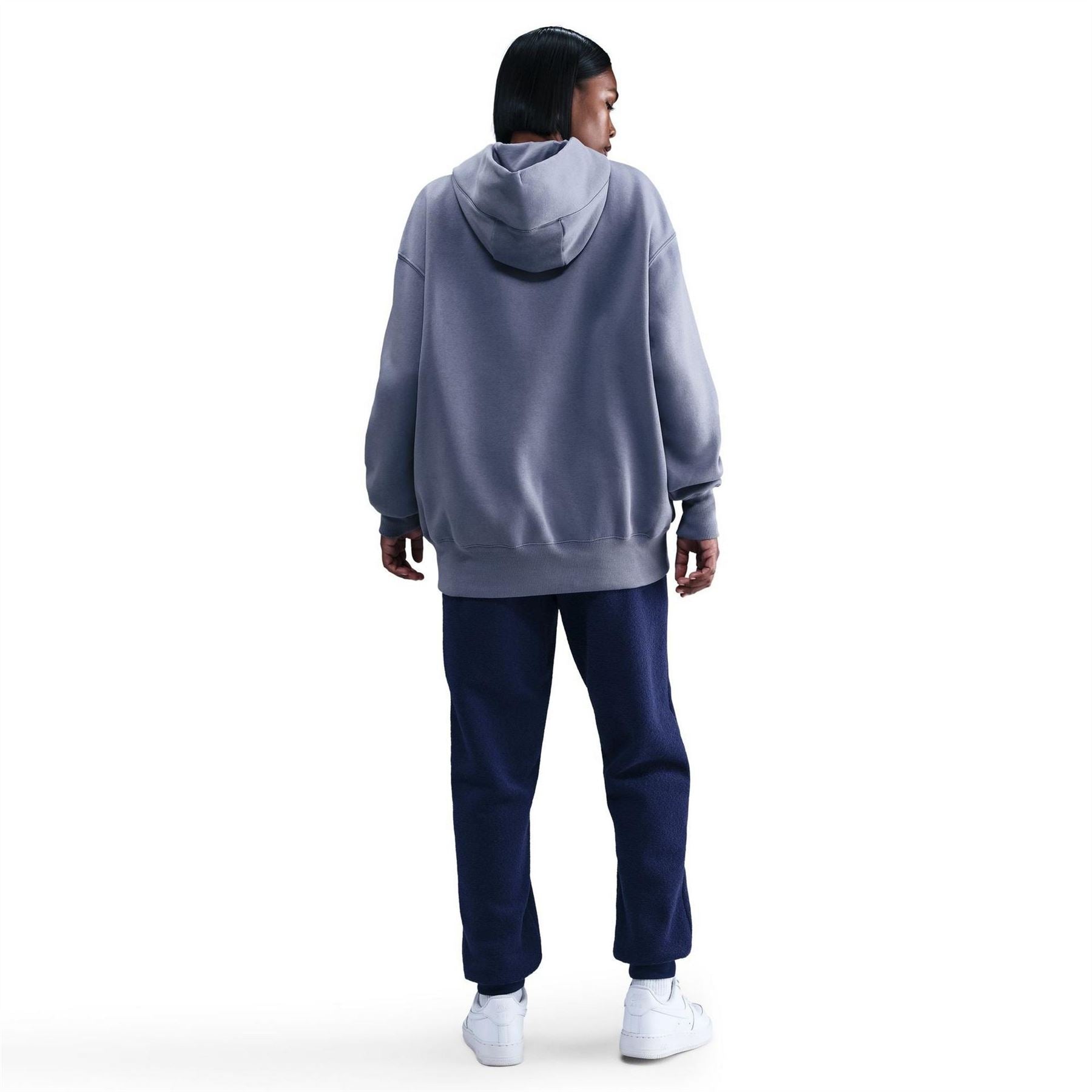 Nike Phoenix Fleece Oversize Fit Drop Shoulder Long Sleeve Hooded Neck Sweatshirt