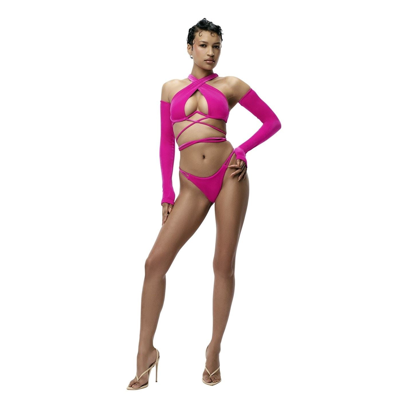 adidas Originals Ivy Park Lace Up Bikini Top