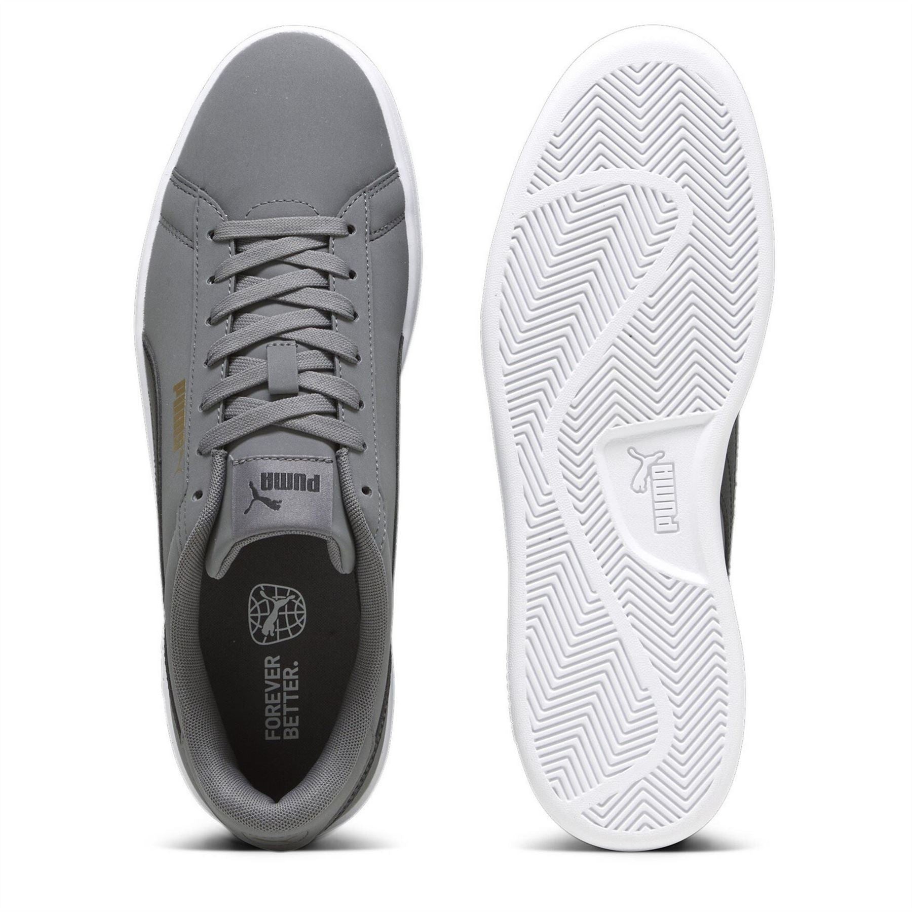 Puma Smash 3.0 Buck Low Top Lace-Up Sneakers