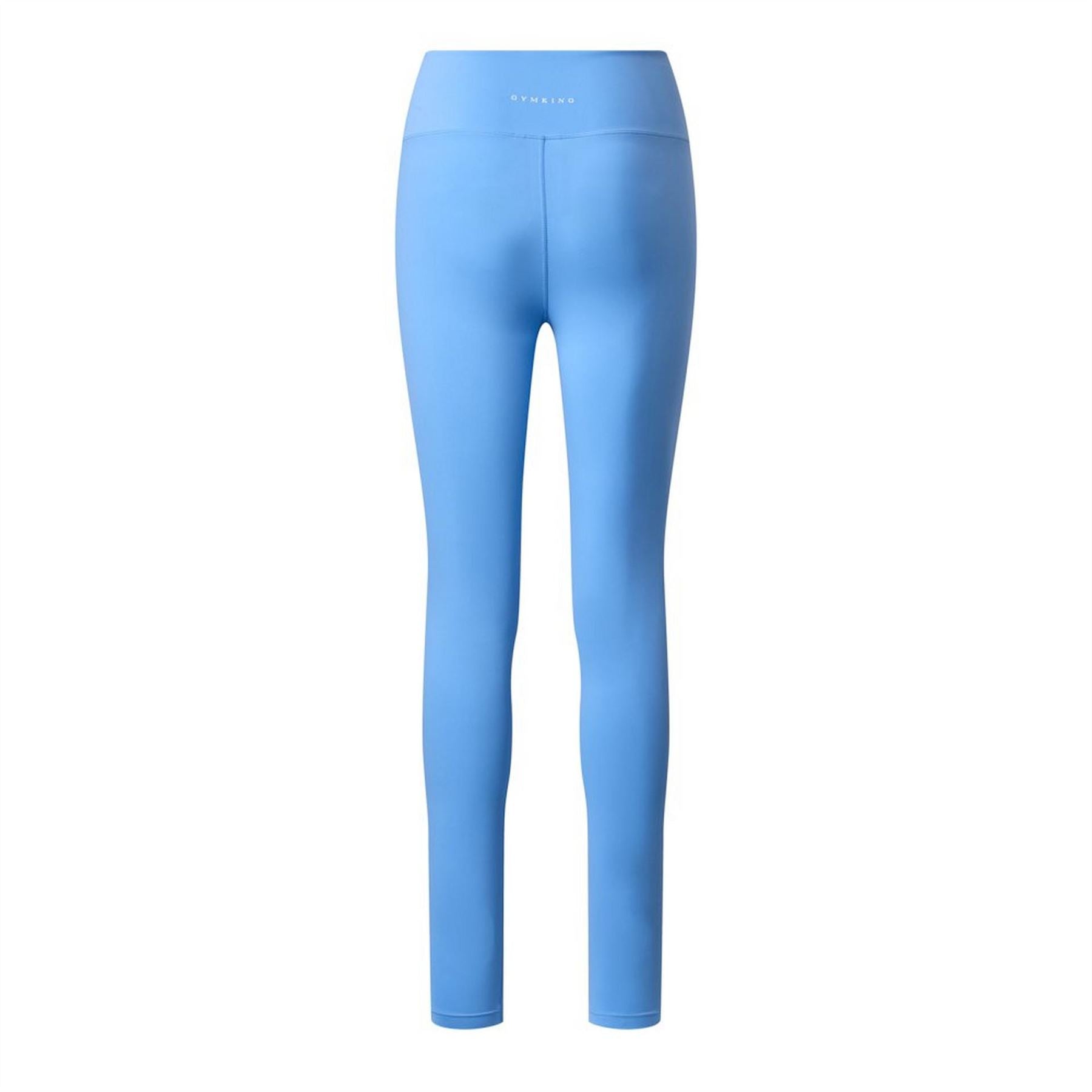 Gym King King 365 Wrap Over Legging   Blue Cotton