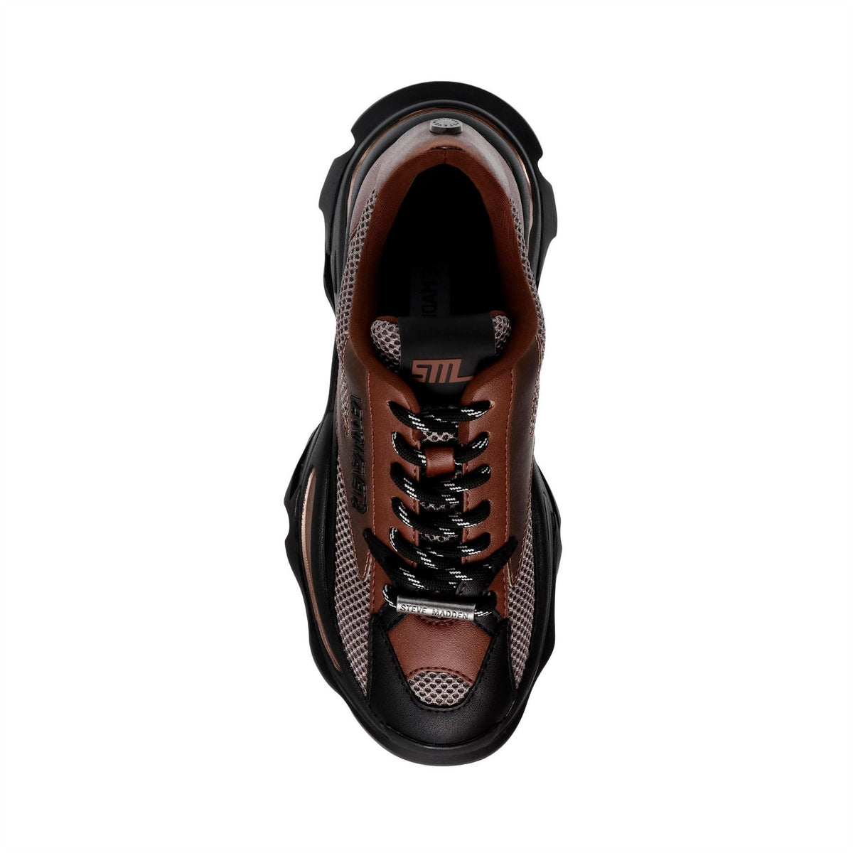 Steve Madden Zoomz Lace Up Platform Sneakers Shoes