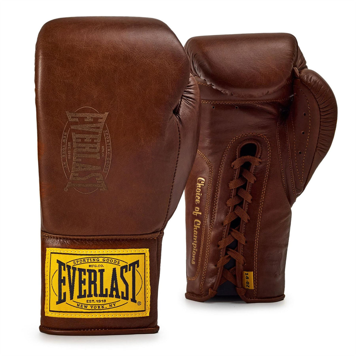 Everlast Pro Leather Laced Boxing Gloves