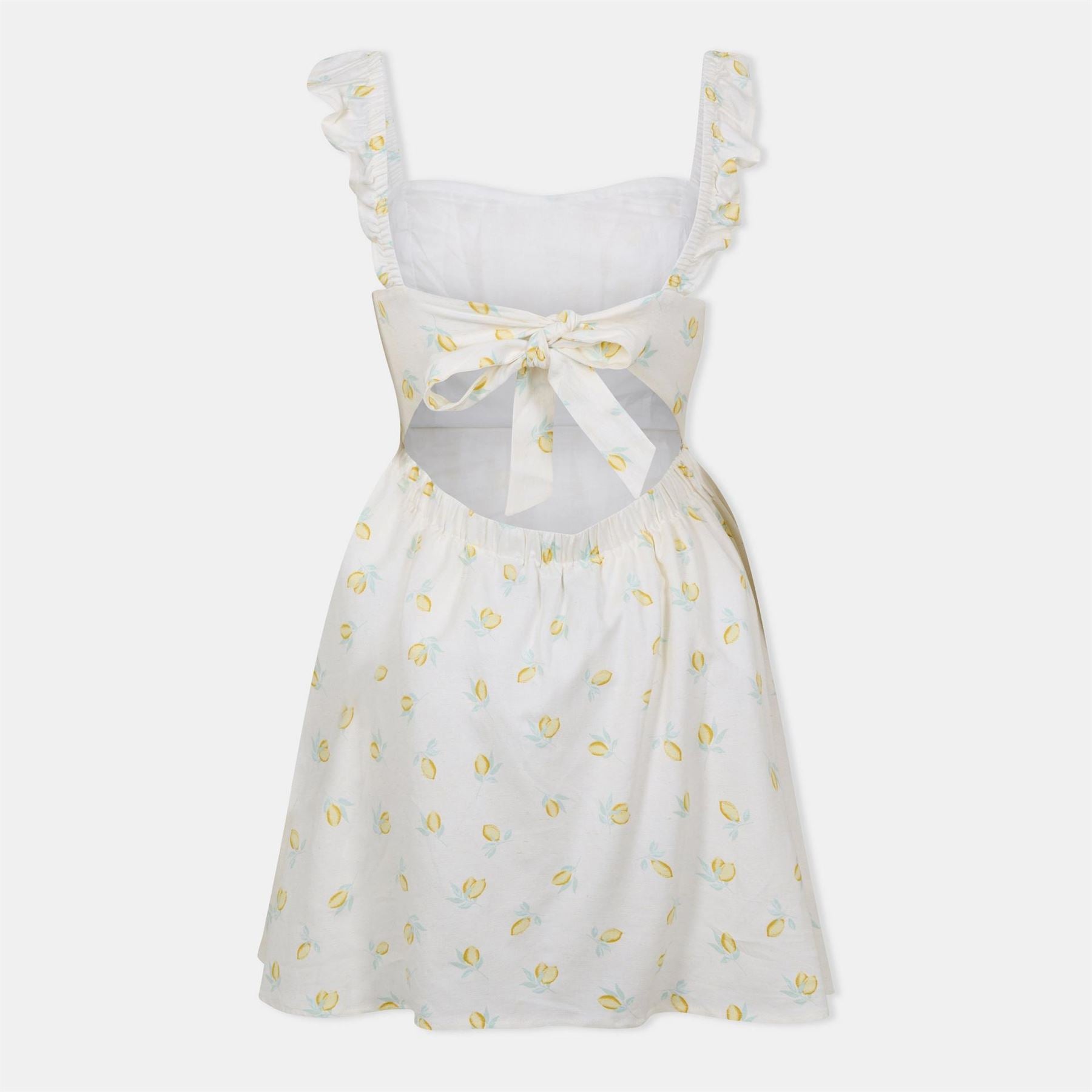 Jack Wills Patterned Tie Back Dress