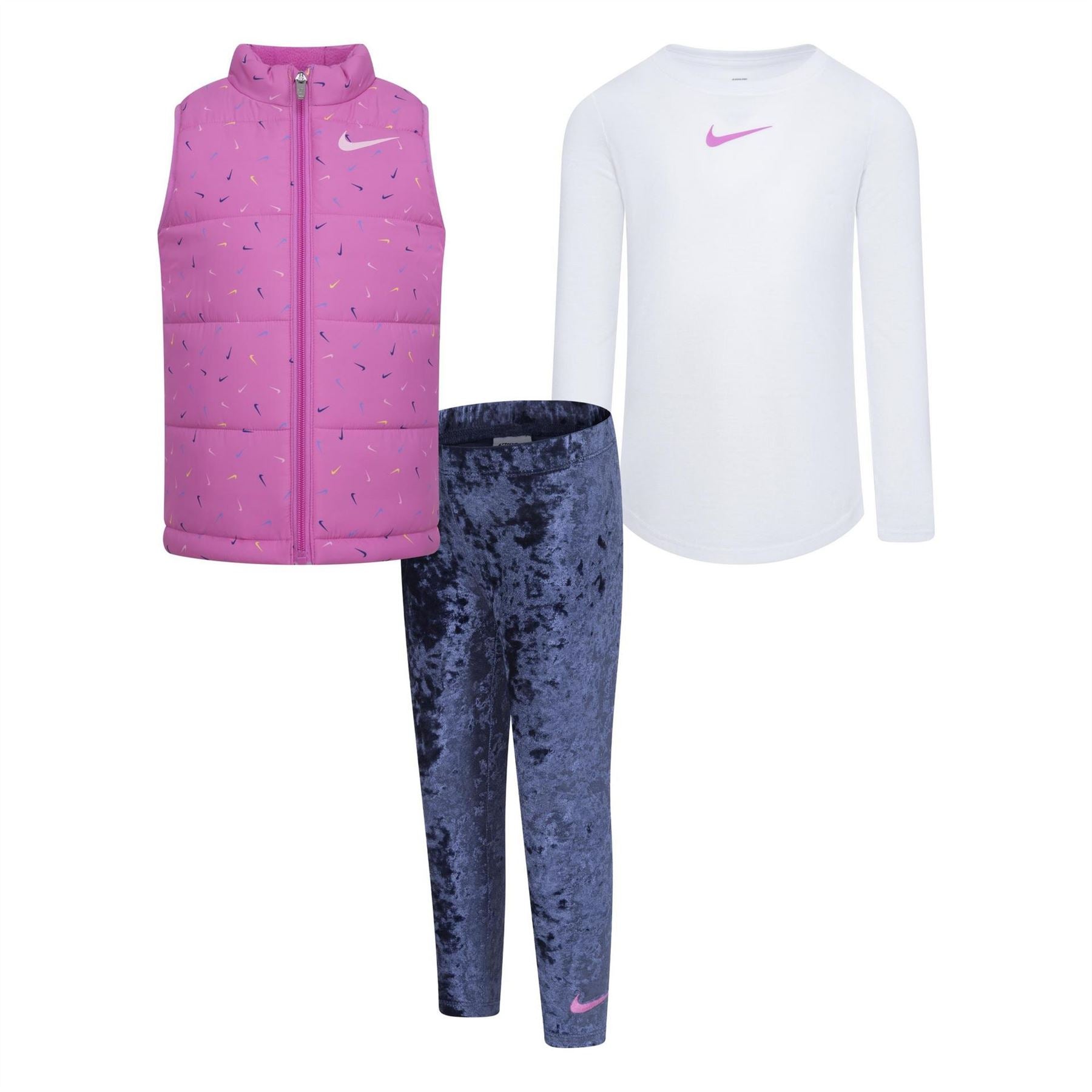 Nike 3 Pc Swooshfetti Vest Set