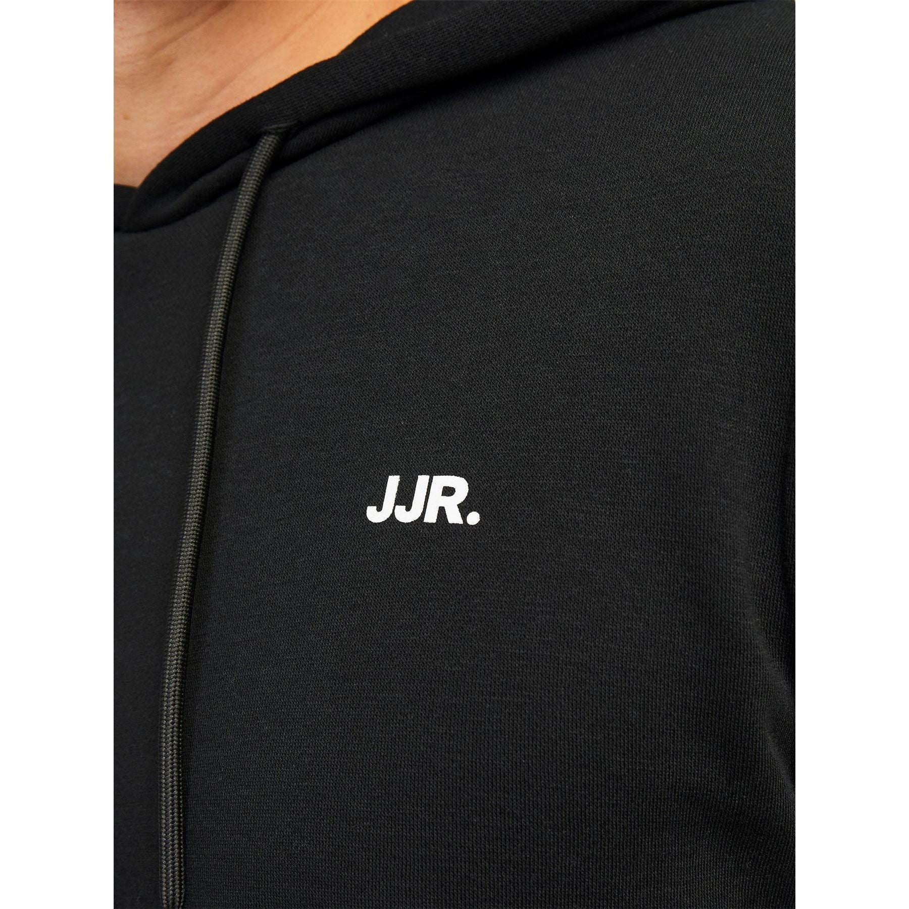 JJ Rebel Long Sleeve Logo Print Hooded Sweatshirt