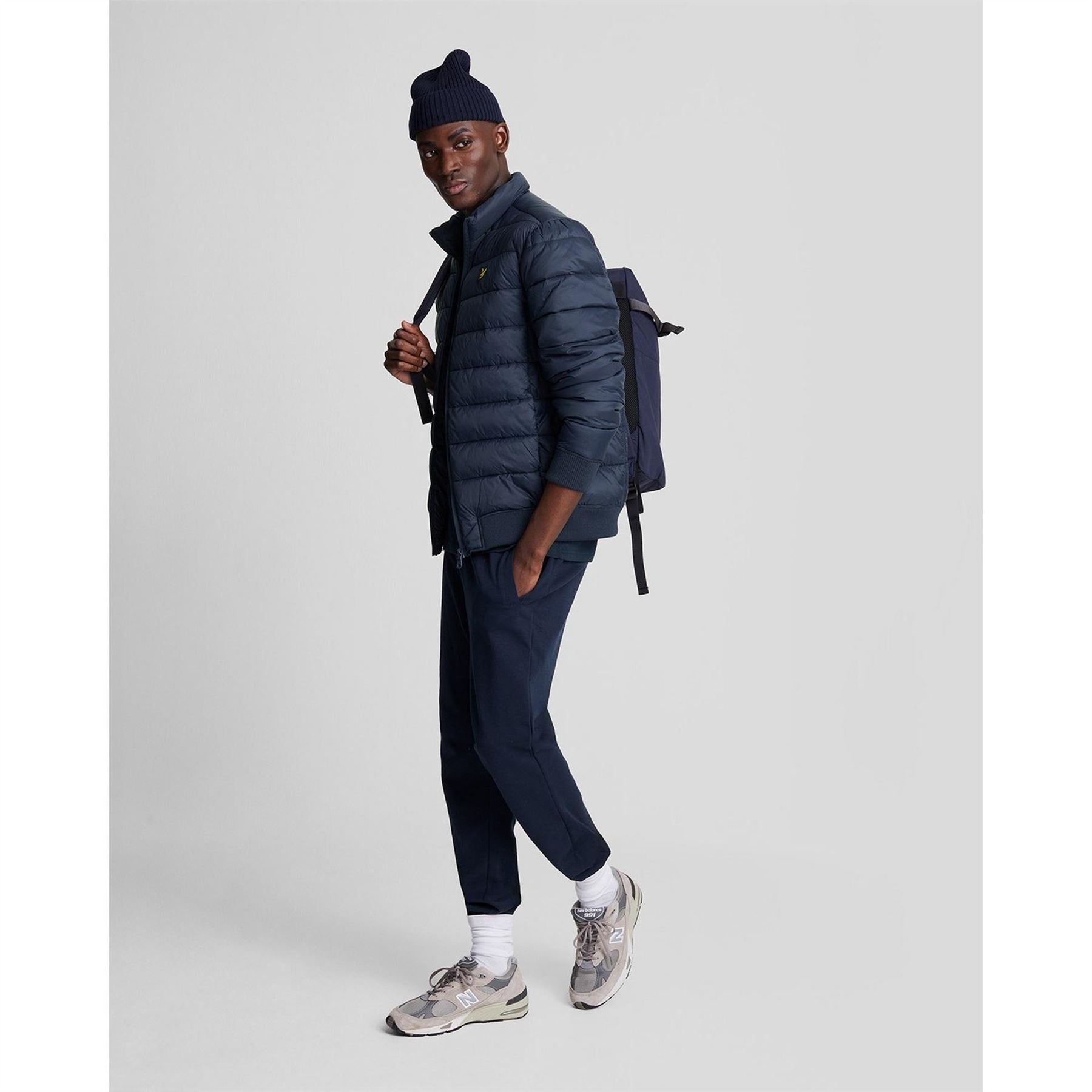 Lyle and Scott Medium Funnel Wadded Puffer Jacket