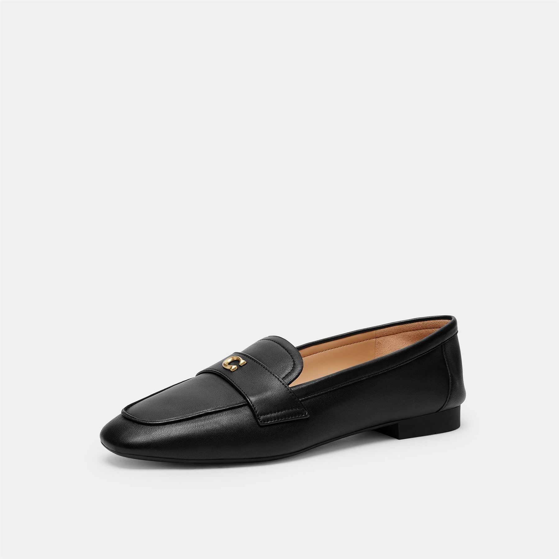Coach Geometric Patterned Sculpted Penny Loafers