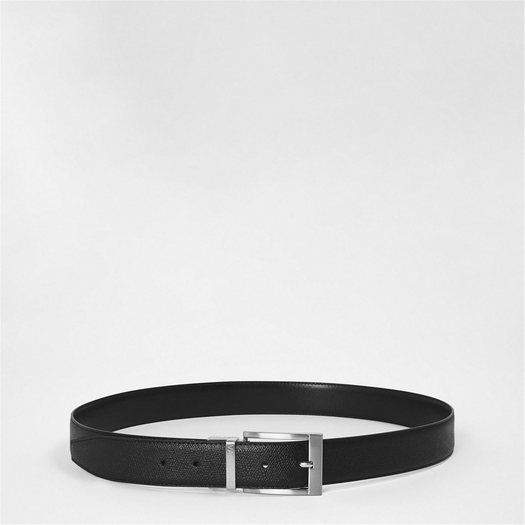 Valentino Crest Leather Belt