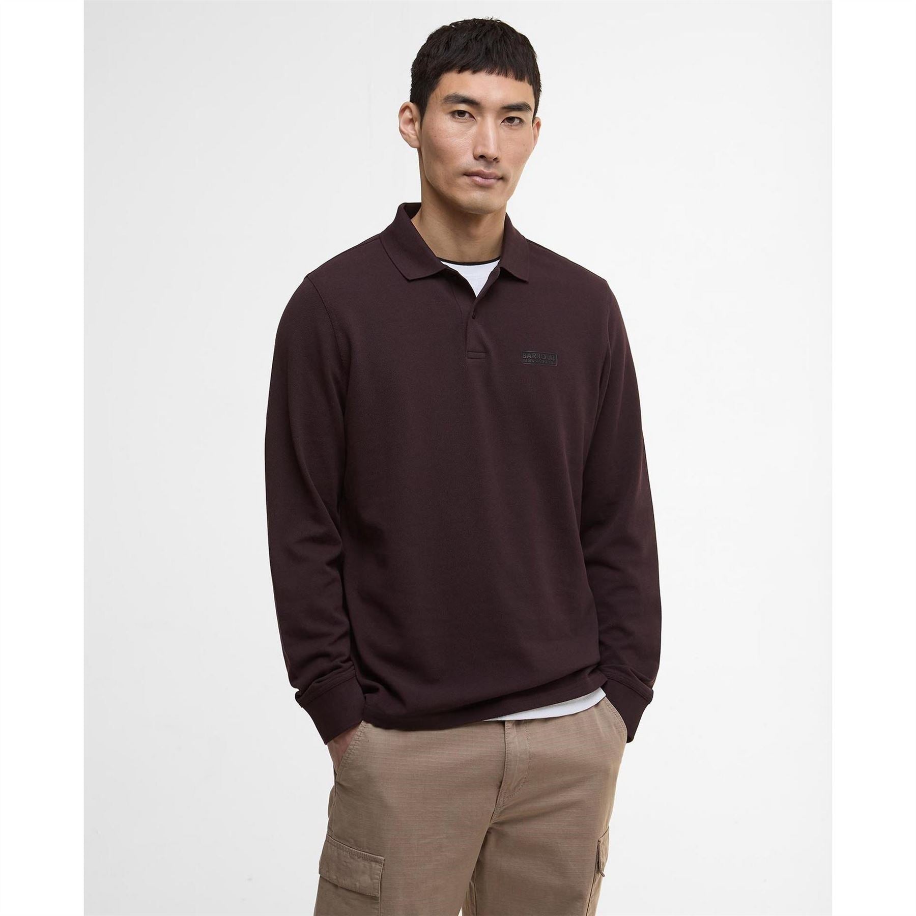 Barbour International Long Sleeve Polo Shirt