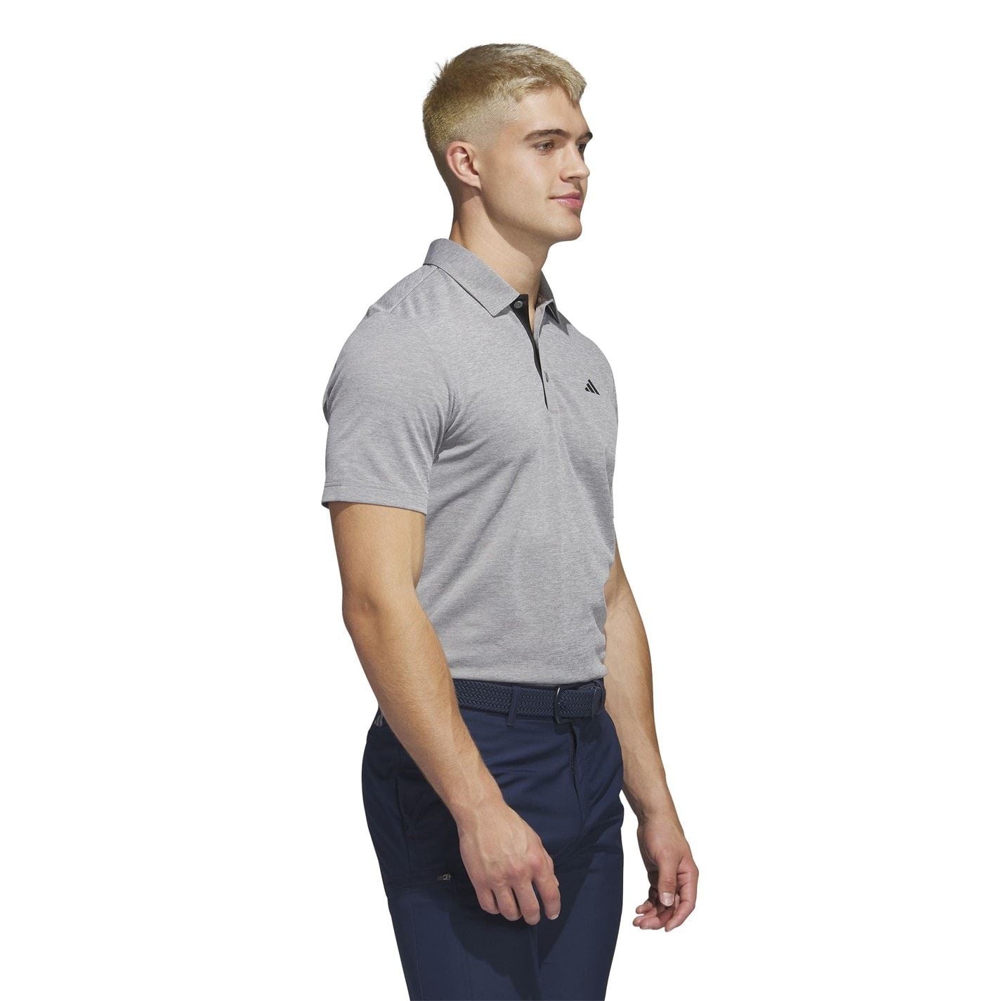 adidas Mens Heather Polo Shirt