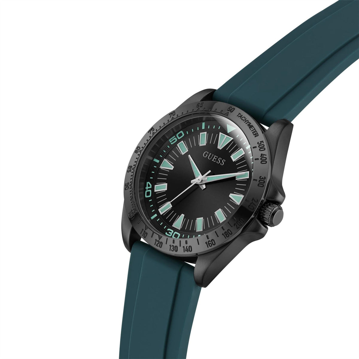 Guess Sn71 Rubber Single Wrap Strap Analogue Sport Watch