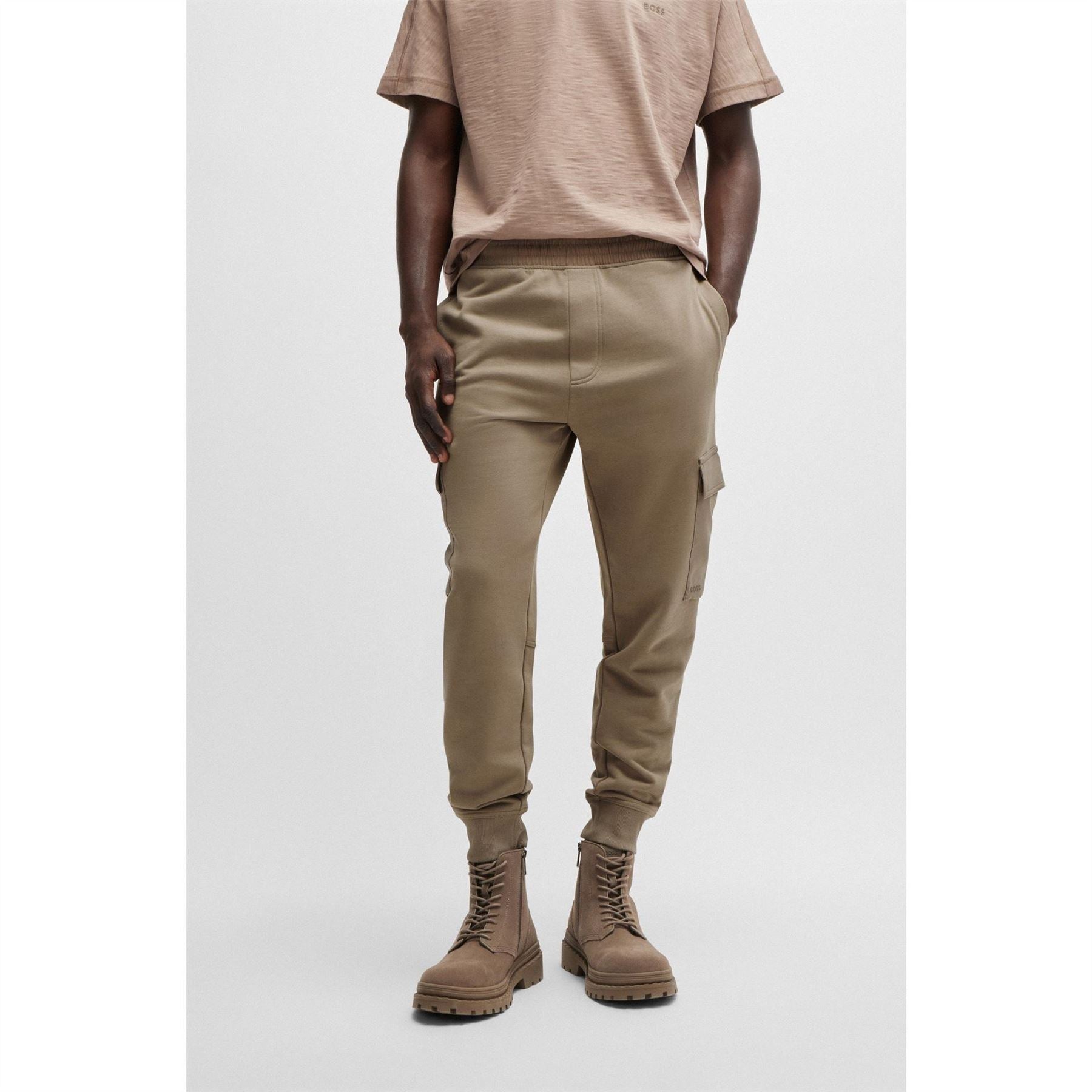 Boss Pocketcargo Closed Hem Fleece Trousers
