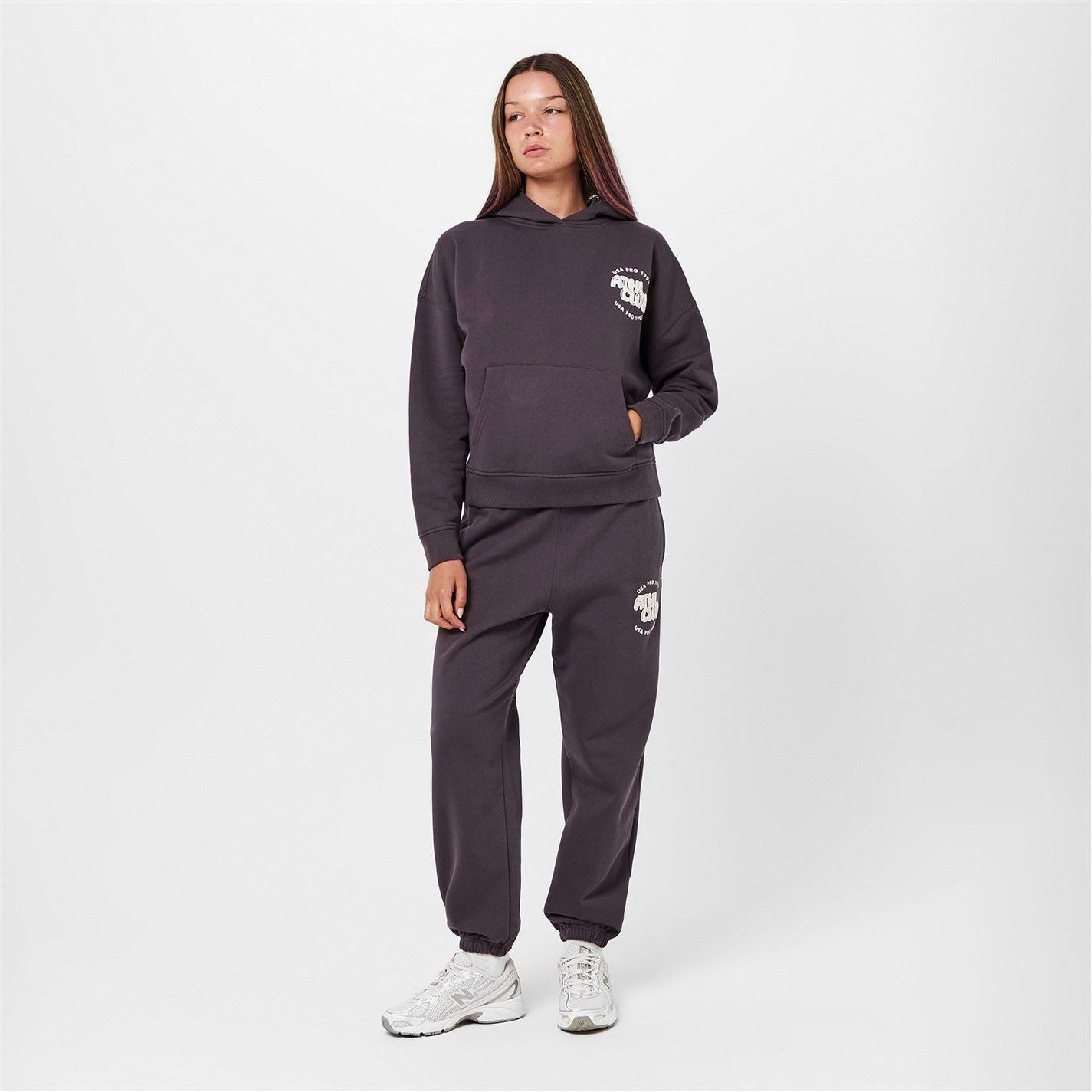 USA Pro Lettering Graphic Joggers with Logo