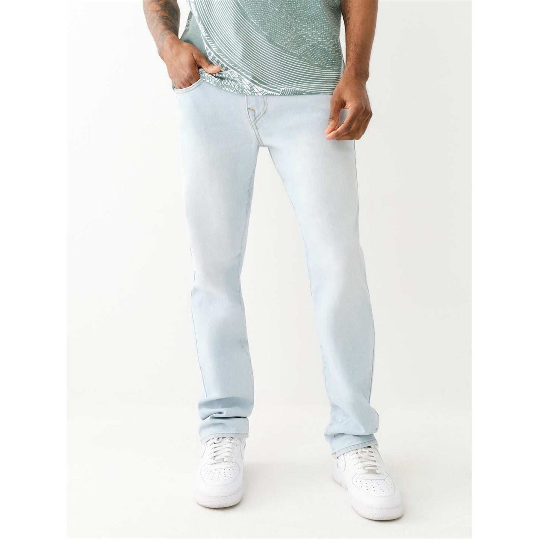 True Religion Single Seam Straight Fit Jeans