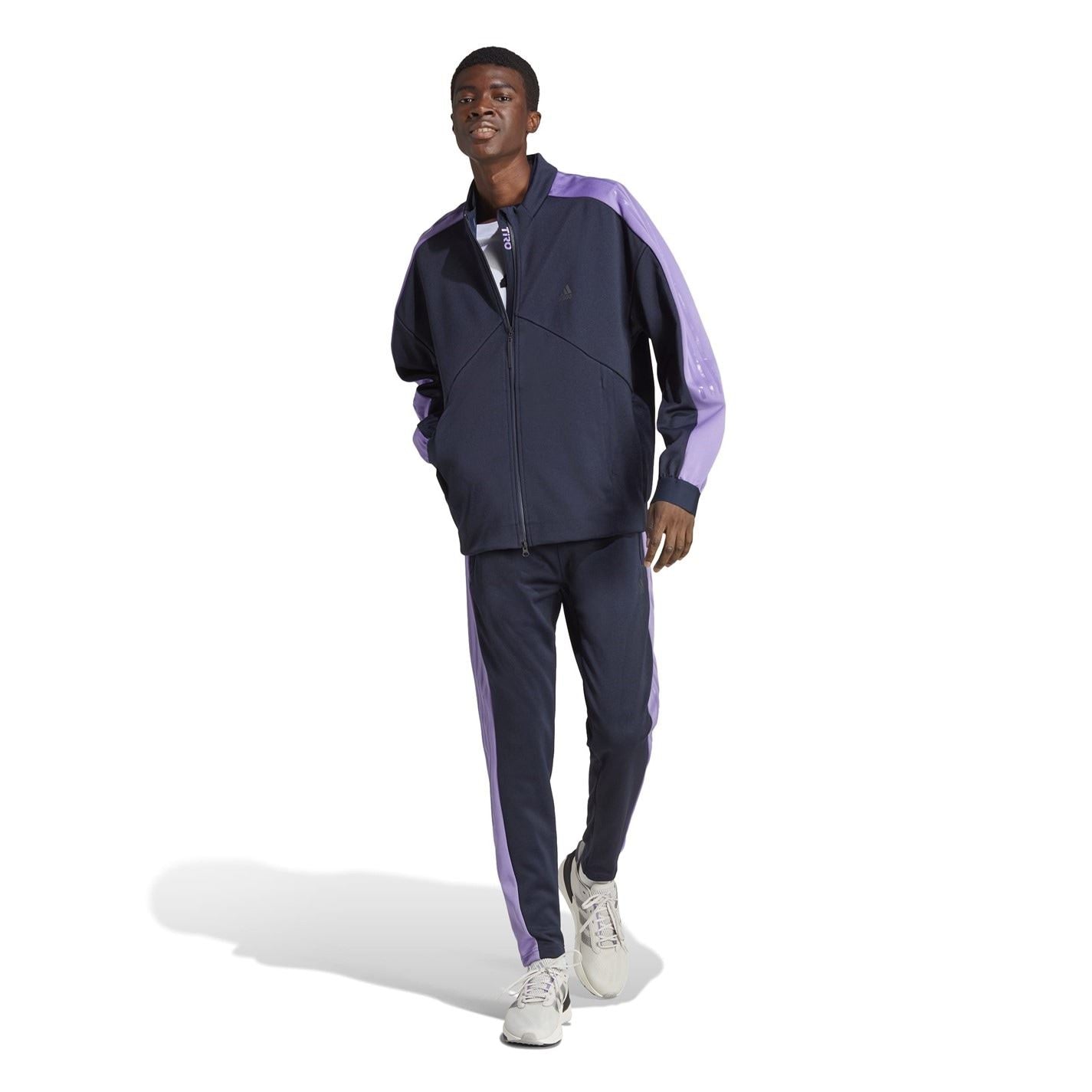 adidas High Neck Frill Detail Regular Fit Blouse