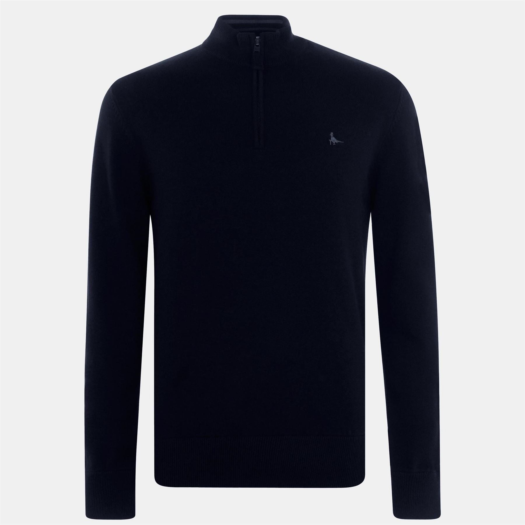 Jack Wills Mens Funnel Neck Half Zip Jumper
