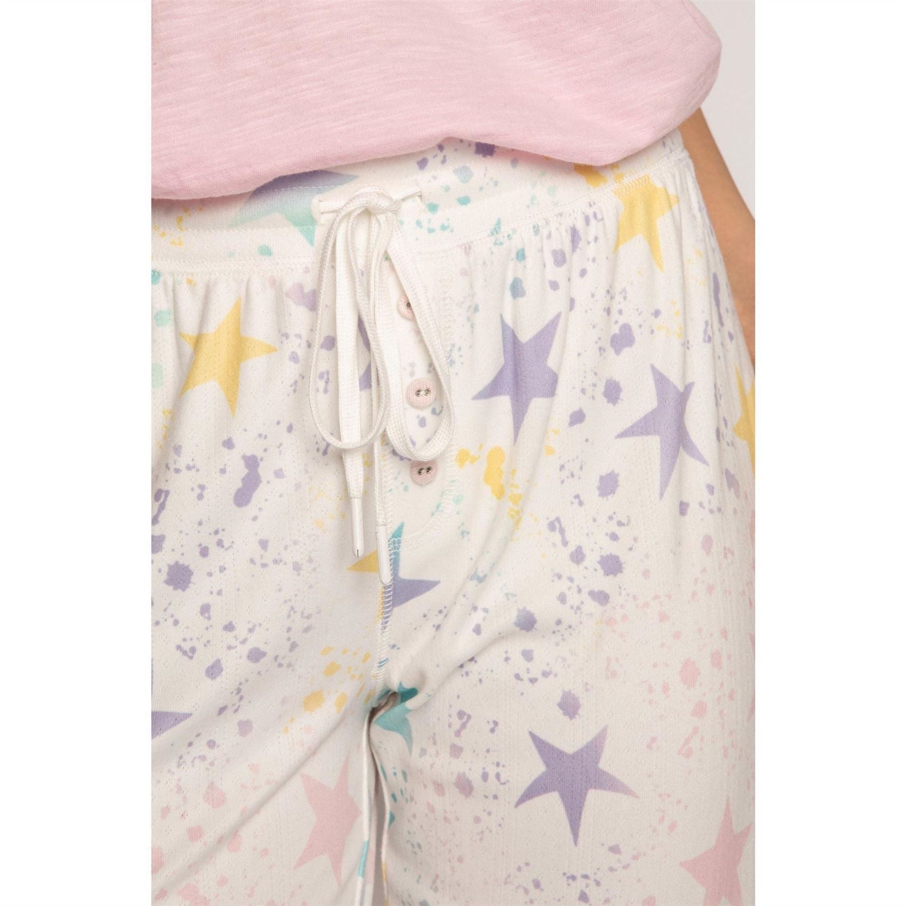 PJ Salvage Salvage Drawstring Star Pant